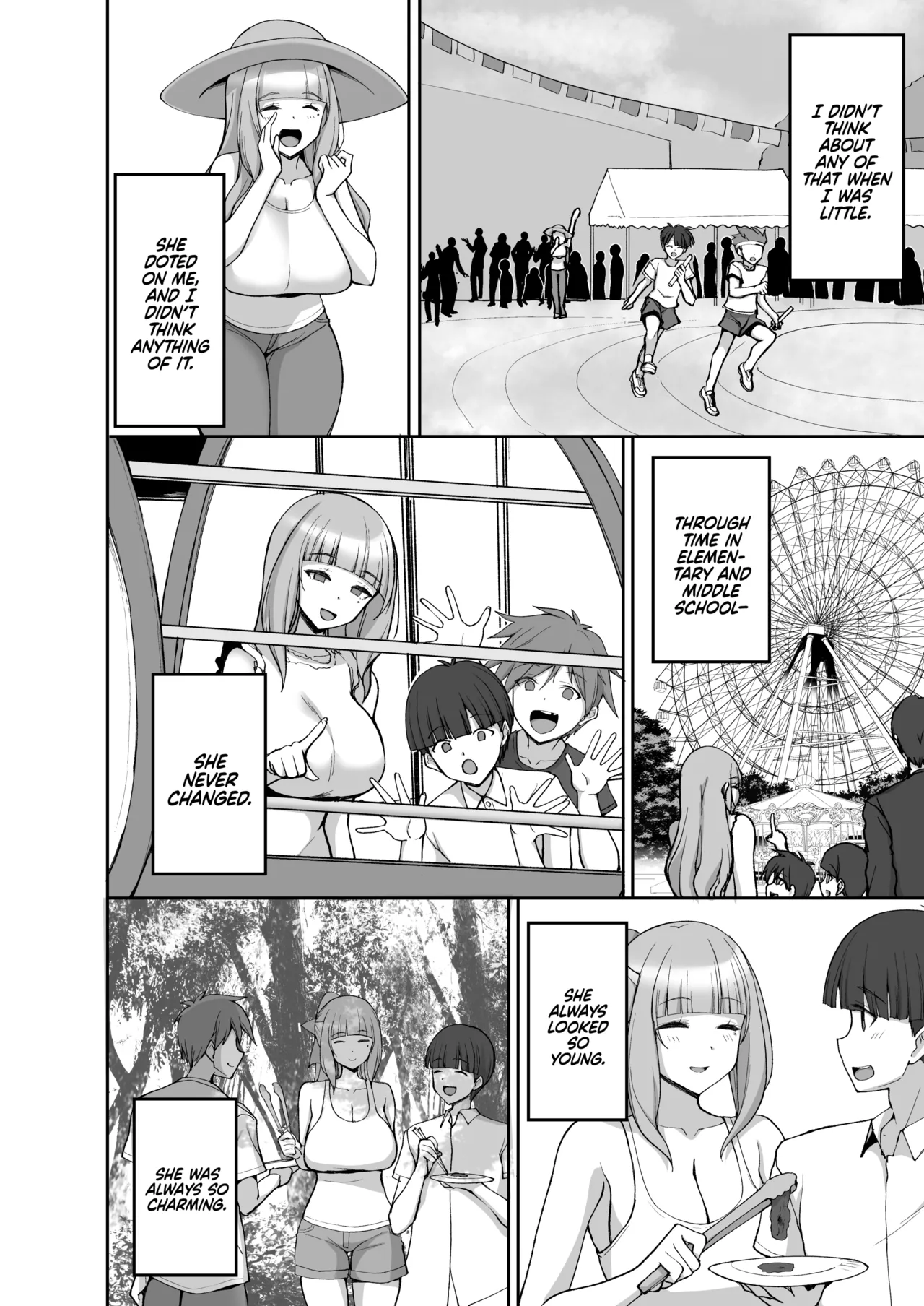 Hatsukoi no Bakunyuu Tomo Mama ga Yasashiku Sei no Tehodoki o Shitekureru Hanashi | Learning About Sex From My Friend's Mom page 3 full