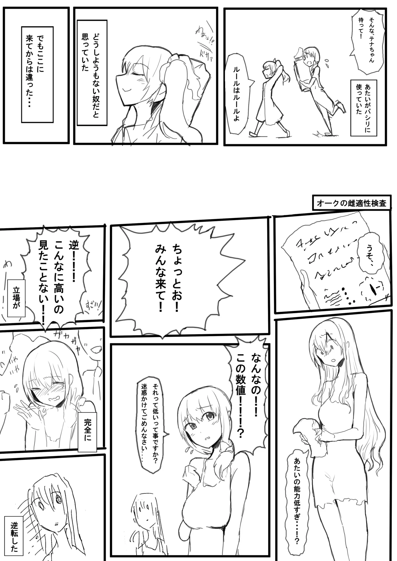 オークの国へ行ったら馬鹿にしていた幼馴染と立場が逆転した話 page 4 full