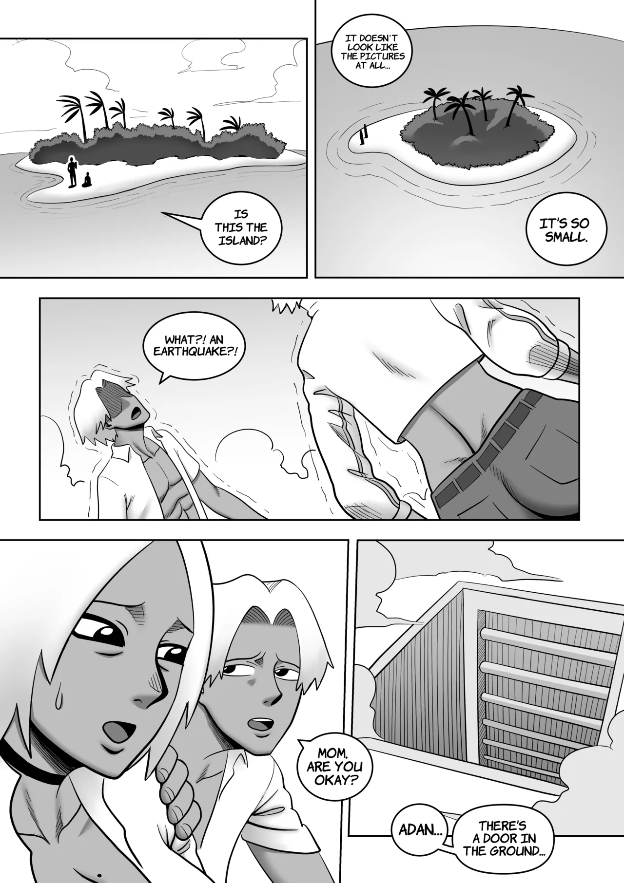Mother and son on a desert island - CH1 page 4 full