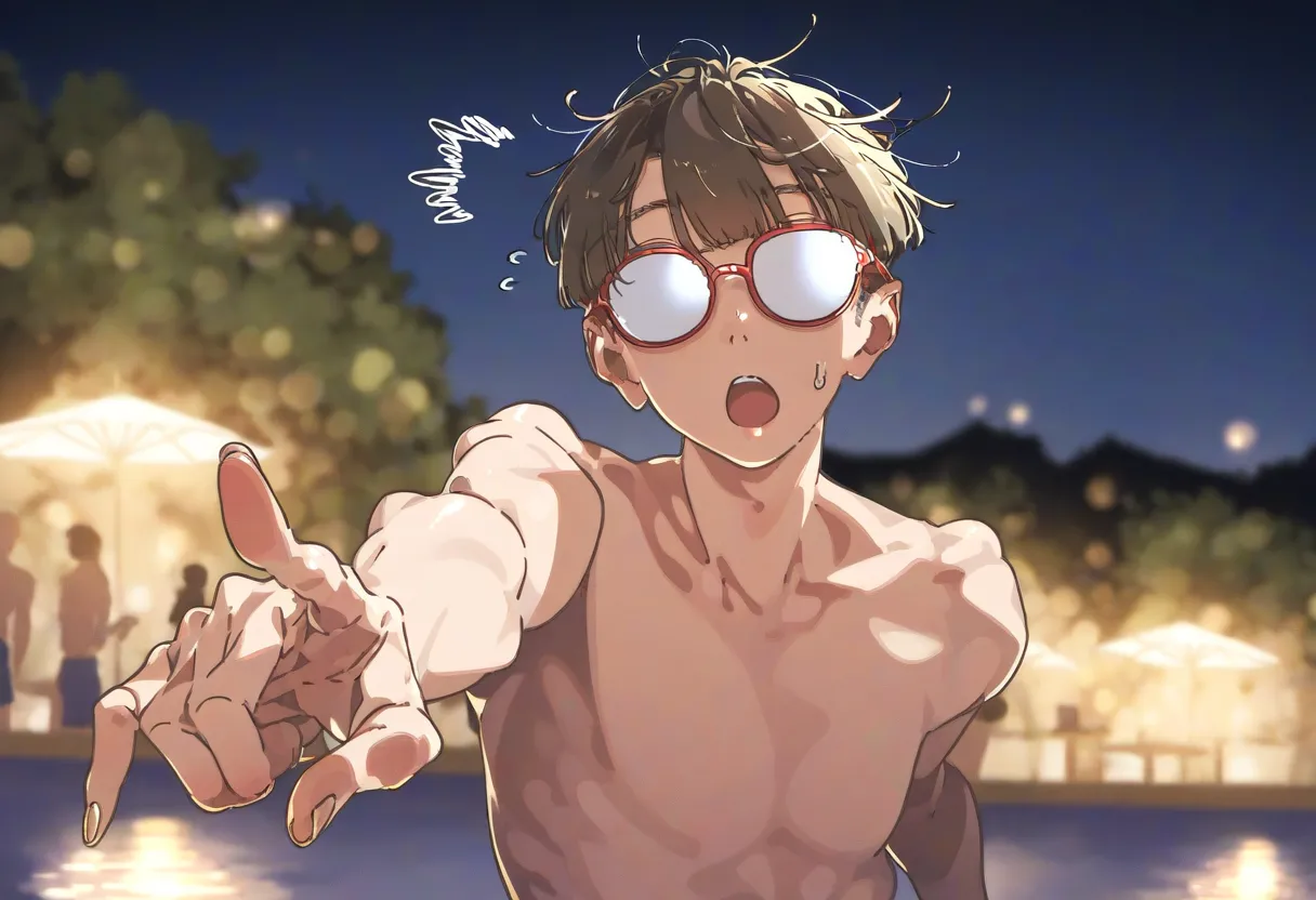 【cl-_-lo】【AI Generated】ナイトプールで偶然会った親友の彼女と流れでセックスしたら相性抜群 page 10 full