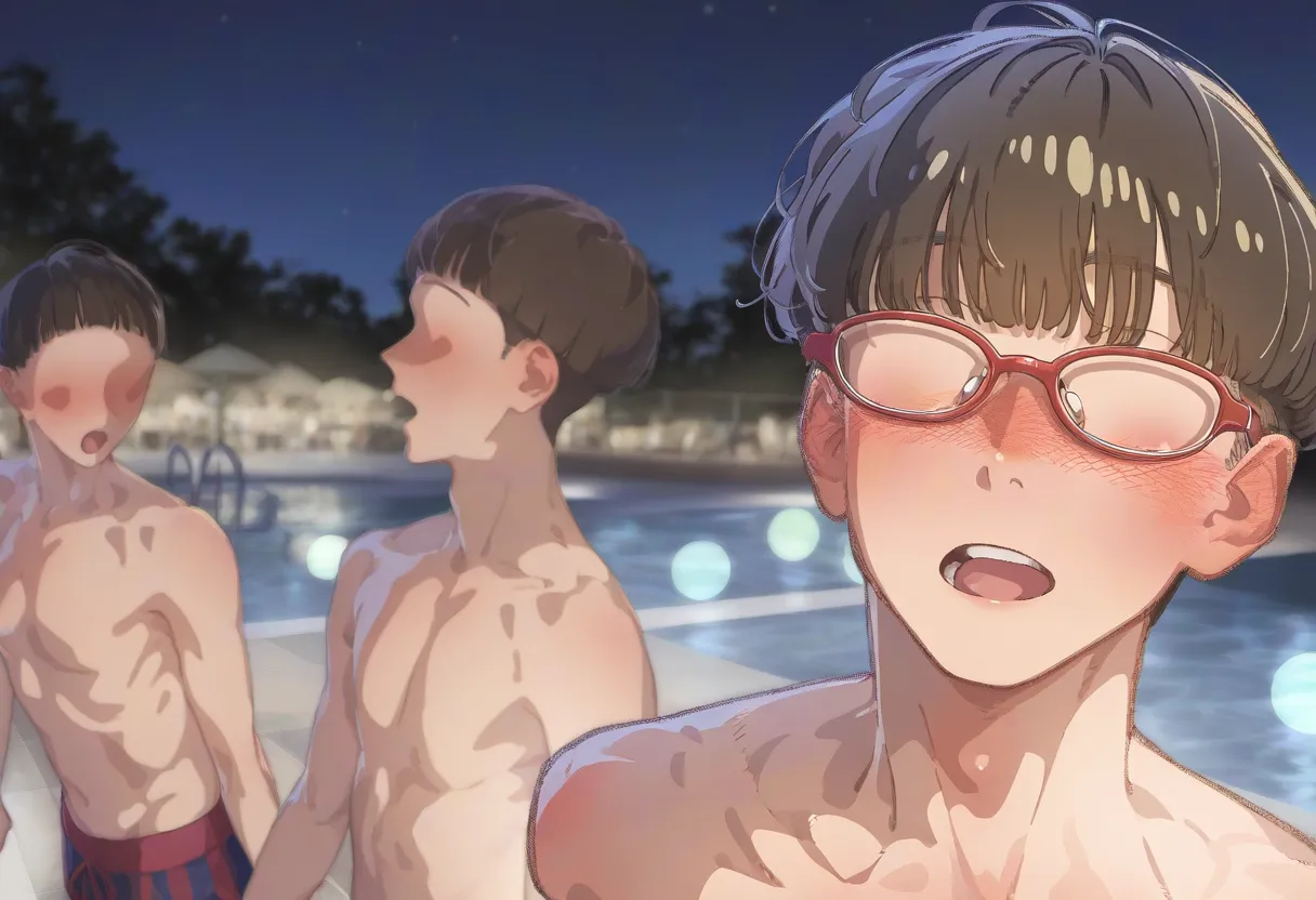 【cl-_-lo】【AI Generated】ナイトプールで偶然会った親友の彼女と流れでセックスしたら相性抜群 page 4 full