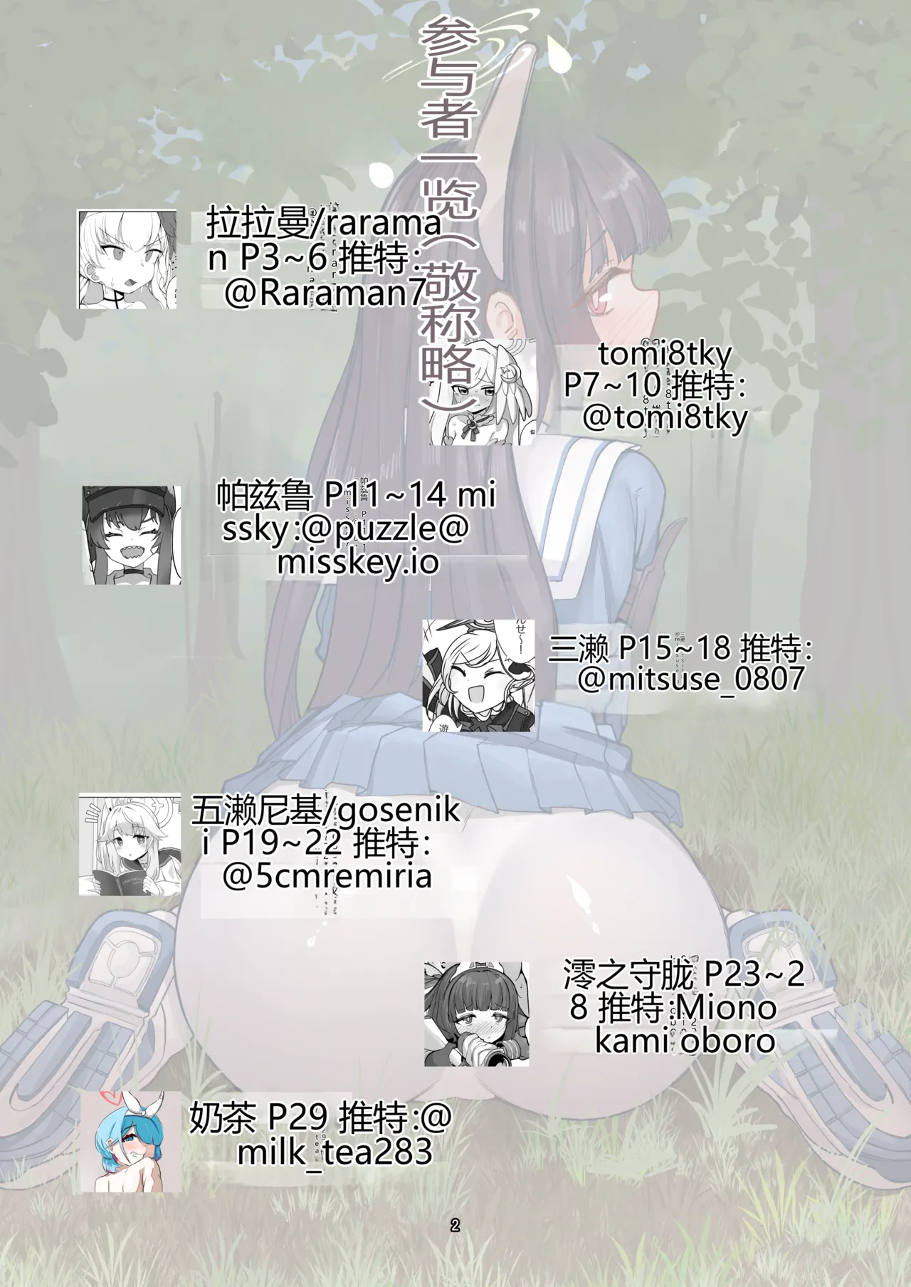 BluAca Anal Goudou! | 碧蓝档案肛交合同本! page 2 full