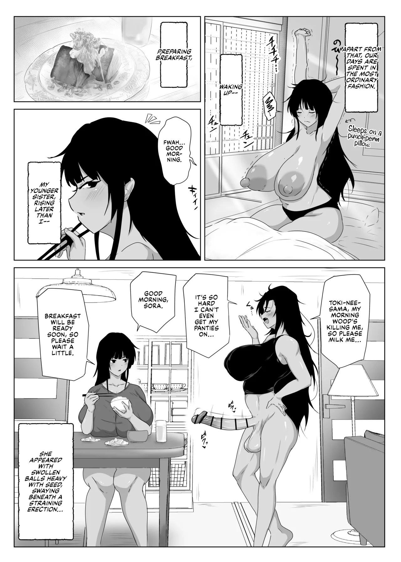 Ikemen Futanari Imouto Chinpo ni Haramaserarenu Mesu wa Nashi page 3 full