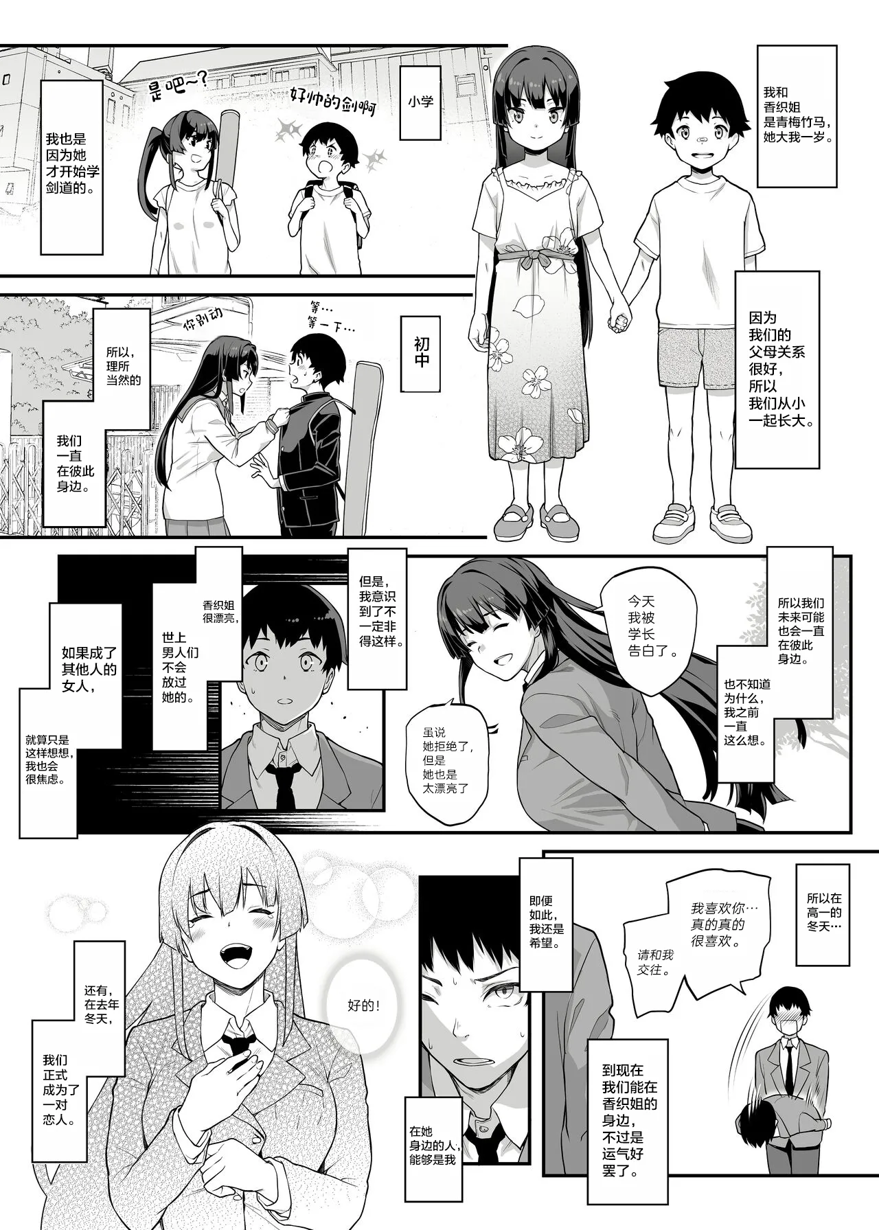 Kendoubu Shushou de Osananajimi no Bijin de Tsuyoi Boku no Kanojo ga, Charao ni Assari Otosareru Wake ga Nai page 6 full