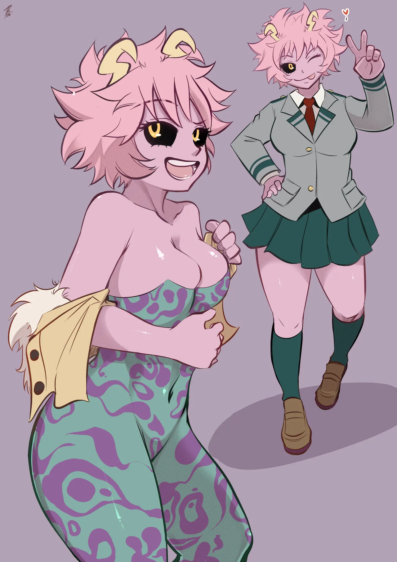 Mina Ashido sketch page 1 full