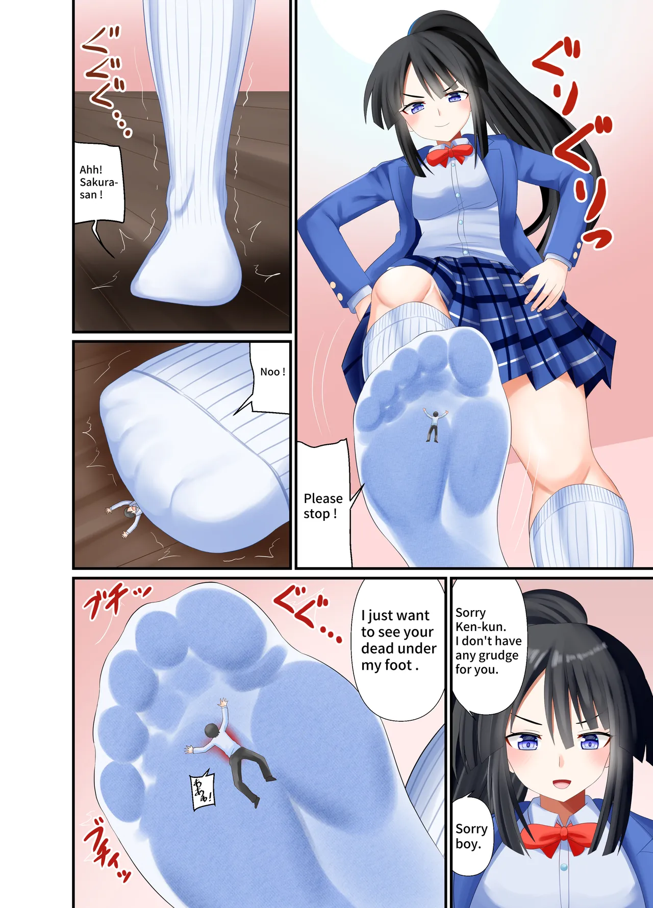 Crushed under white knee-highs page 6 full
