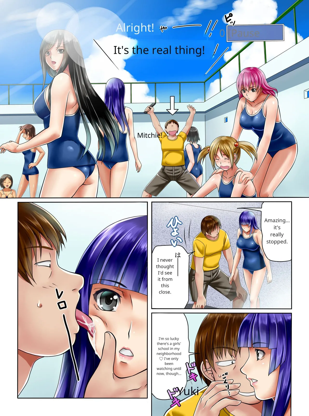 Moshimo Suku Sui Joshi Tachino Jikan Wo Tomeru Koto Ga Deki Tara page 3 full