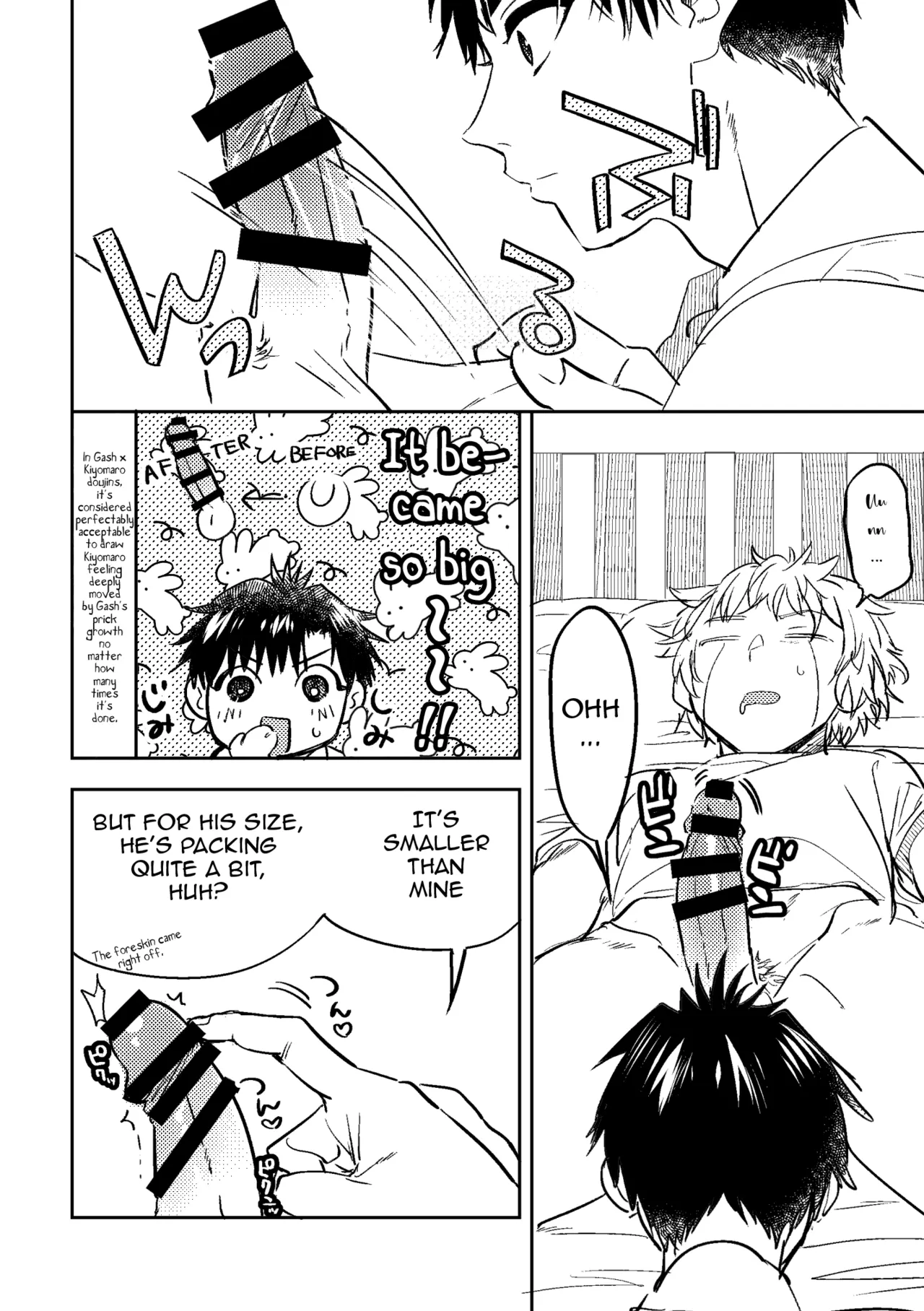 A Gash x Kiyomaro Breastfeeding Handjob Manga page 2 full