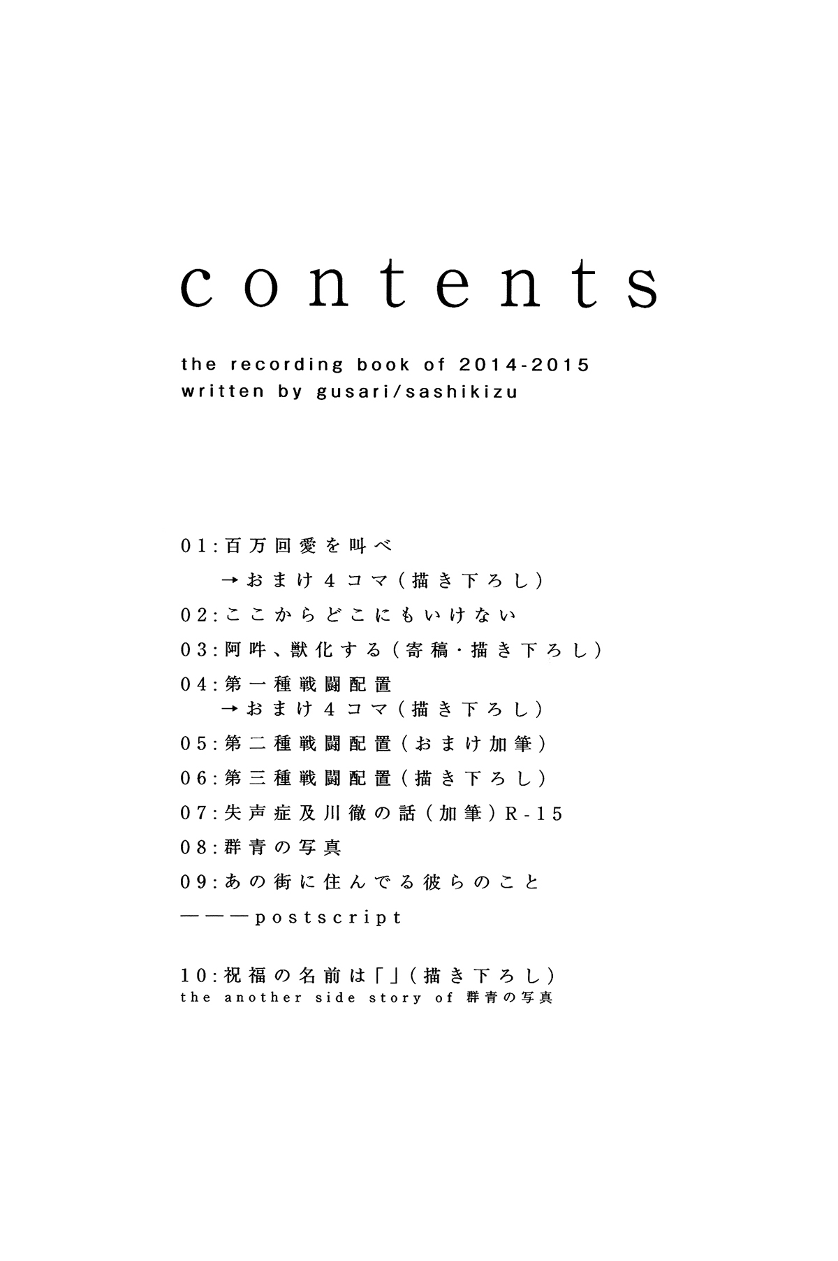 刺傷再錄集 傷痕B to E page 6 full