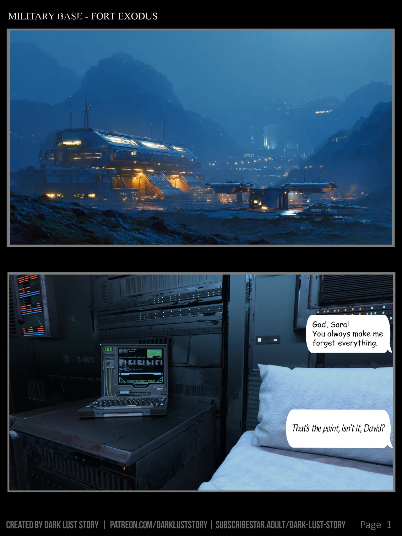 Neon Blood - Episode 5 Sands of Suffering page 1 full