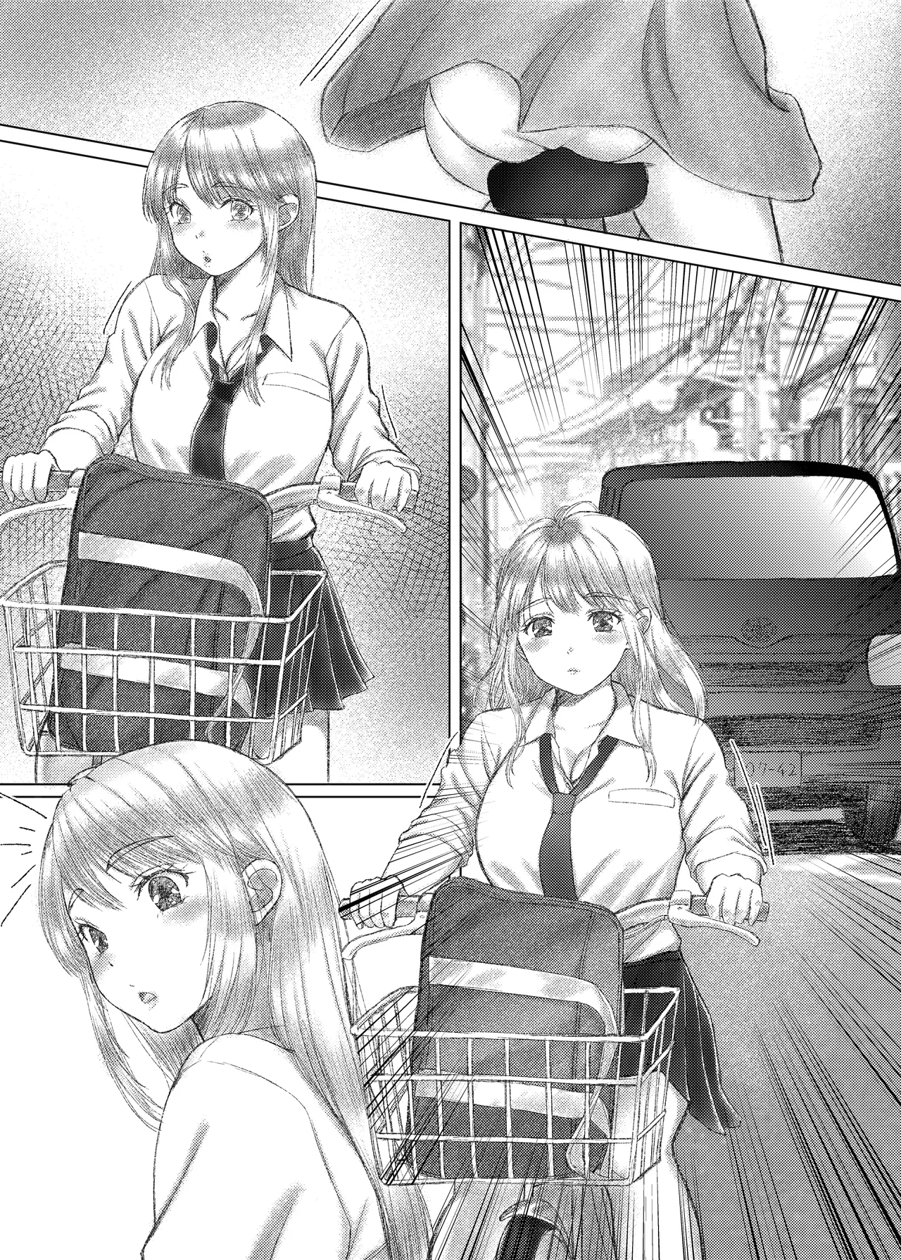 Kotori-chan no Sainan 3  Chari-tsuu ni Shitanoni Kyonyuu J-kei ga HiAce no Kei ni Shosareru Hanashi. page 3 full