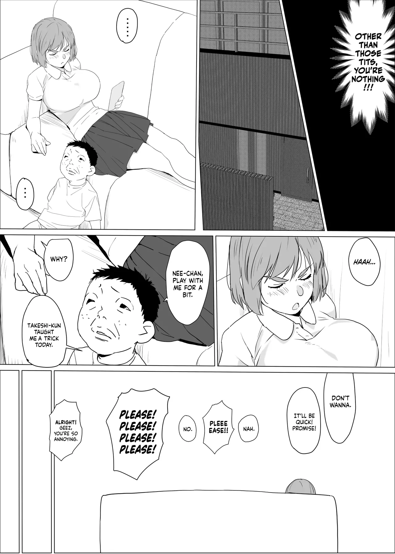 Ane Furo ~Paizuri Daisuki Minoru-kun no Ecchi na Saimin Jutsu~ | Bath Time with Big Sis ~Minoru-kun, the Paizuri Lover's Naughty Hypnosis Spell~ page 5 full