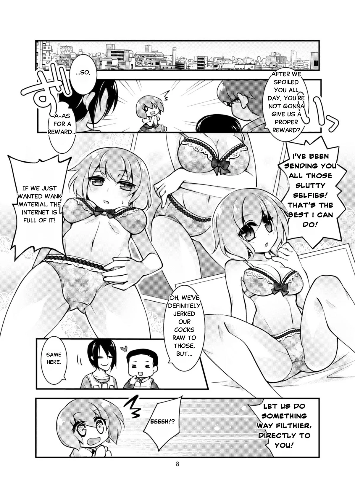 OtaCir no TS Hime wa Kawaii toiu Kotoba ni Yowai page 8 full