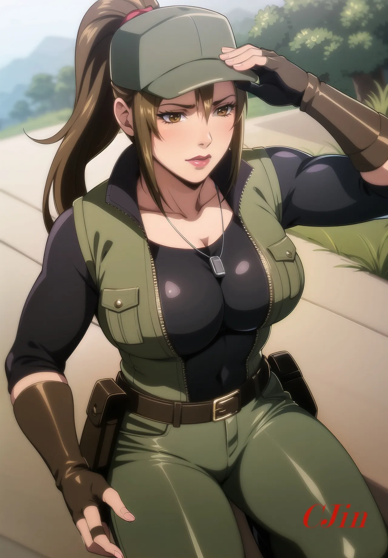 Ai SHIRUSAKI AS SONYA BLADE page 6 full