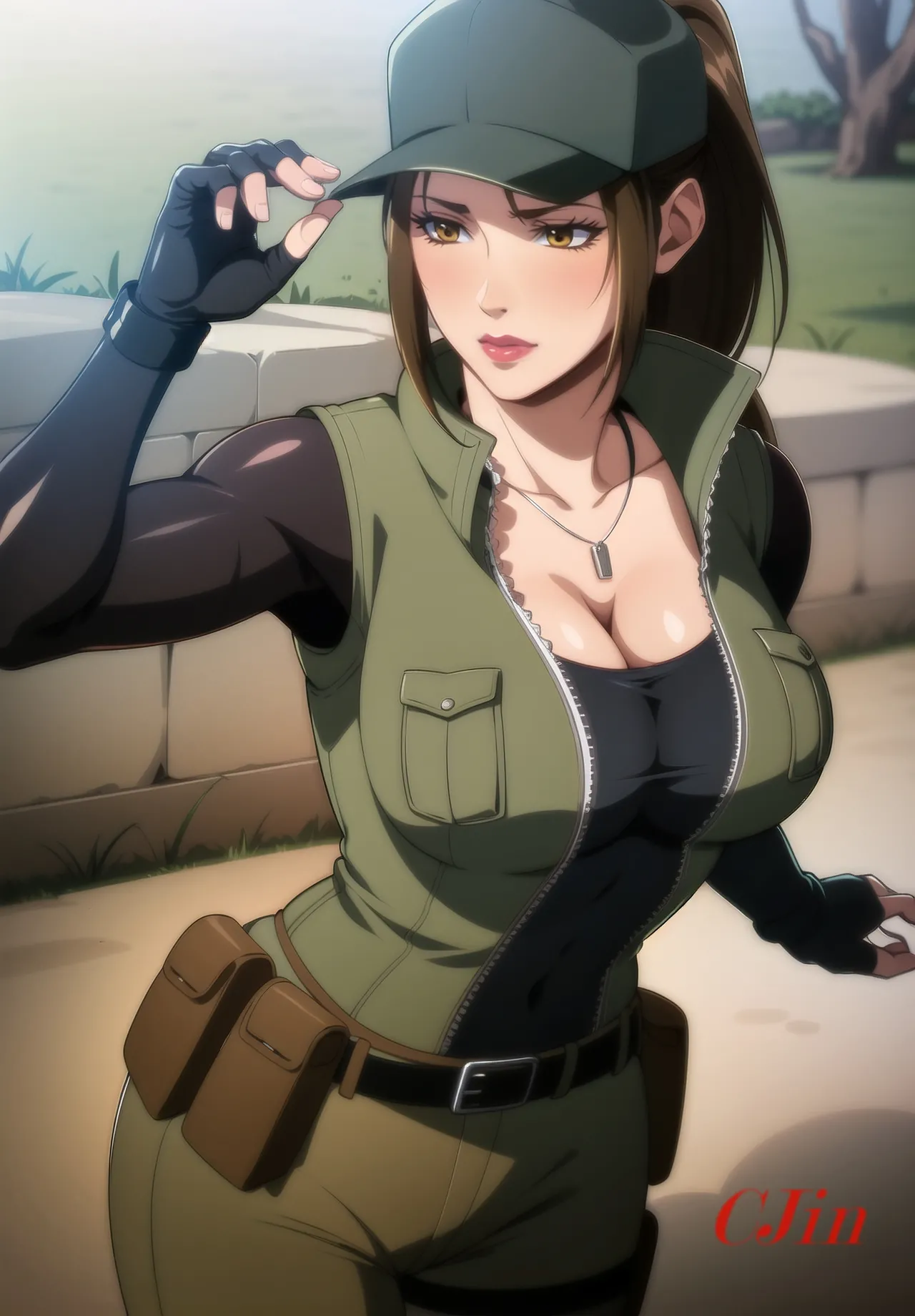 Ai SHIRUSAKI AS SONYA BLADE page 9 full