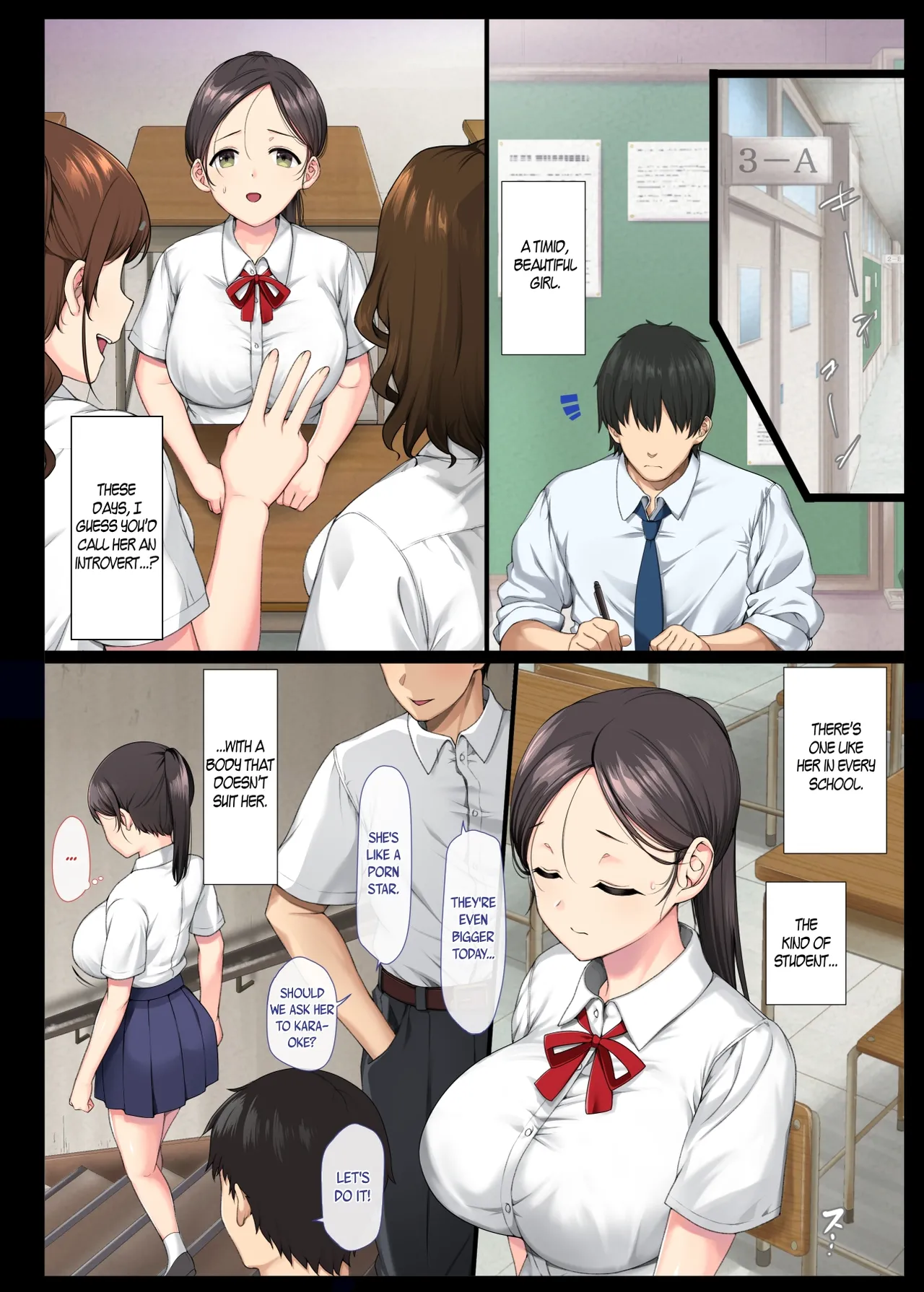 Introverted Beauty Gets Raped Over and Over by Her Teacher 1-3 page 4 full