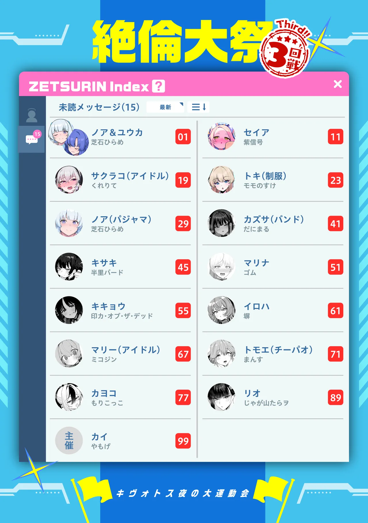 ブルアカイチャラブエロ合同「絶倫大祭 3回戦」 page 2 full