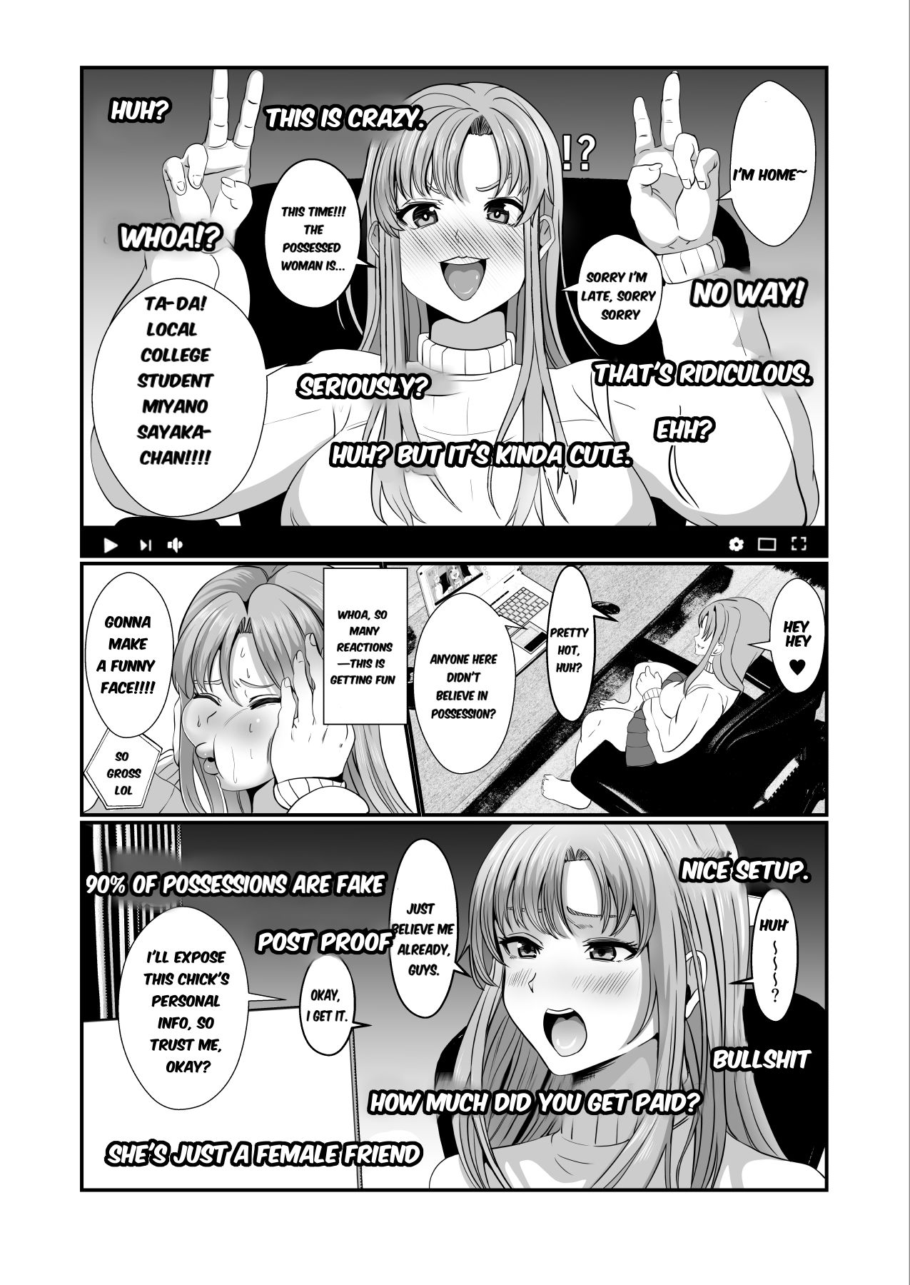 Hyoui-kei YTuber ~ Ubatta Karada de Haishin Katsudou ~ Possession-Type YTuber ~ Streaming with a Stolen Body page 9 full