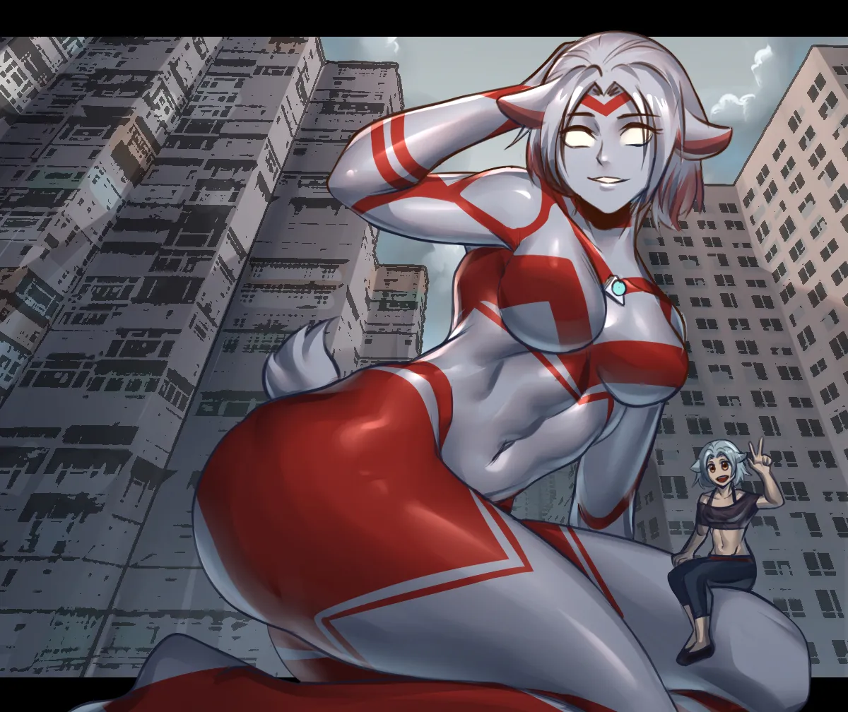 【ArsonicHawt】奥特少女阿丽斯 VS 史莱姆毒气怪兽 第一卷 page 2 full