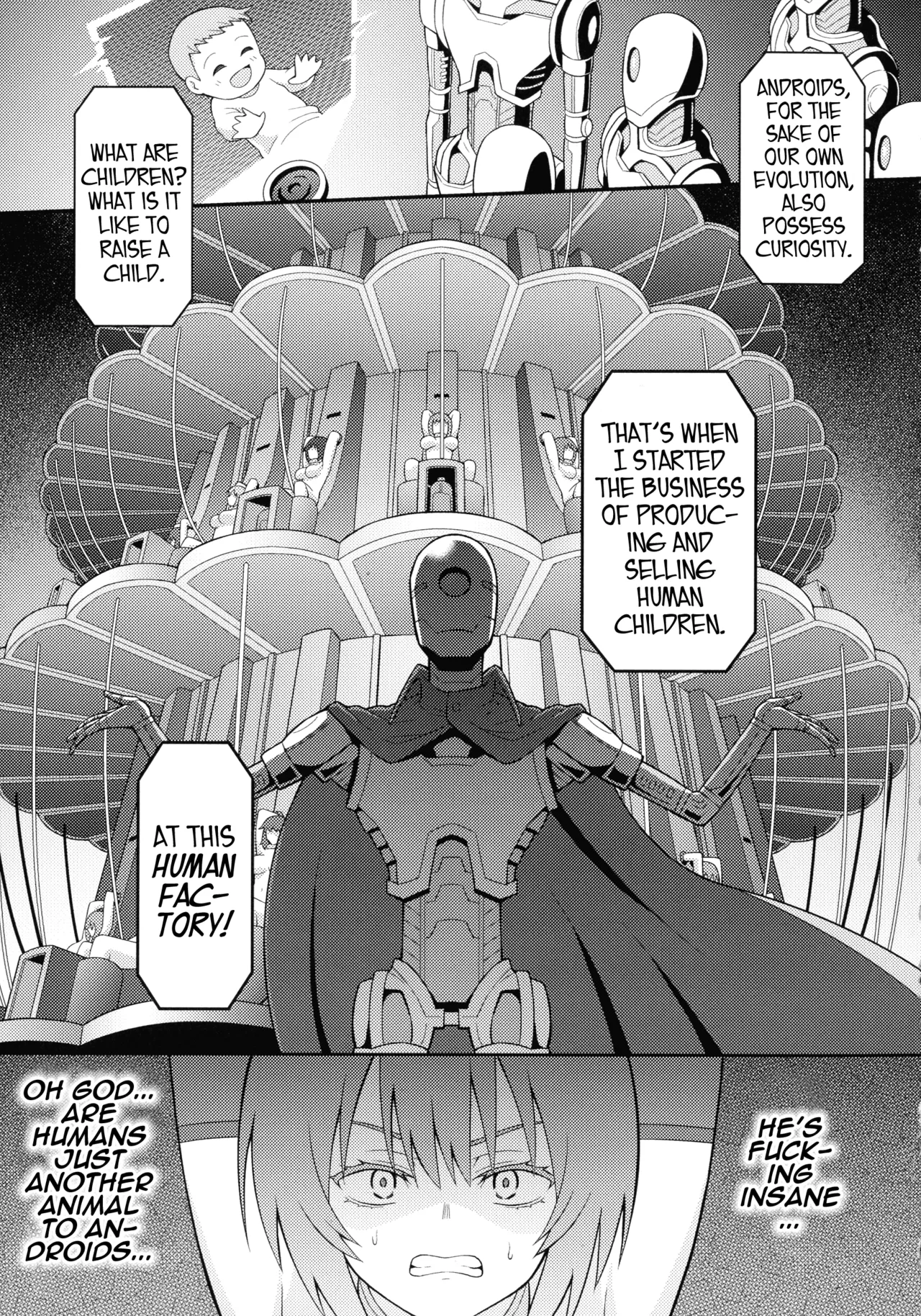 Chingularity ~Futanari Sakusei Shussan Koujou~ | Chingulariy ~Futanari Semen Milking and Birthing Factory~ page 9 full