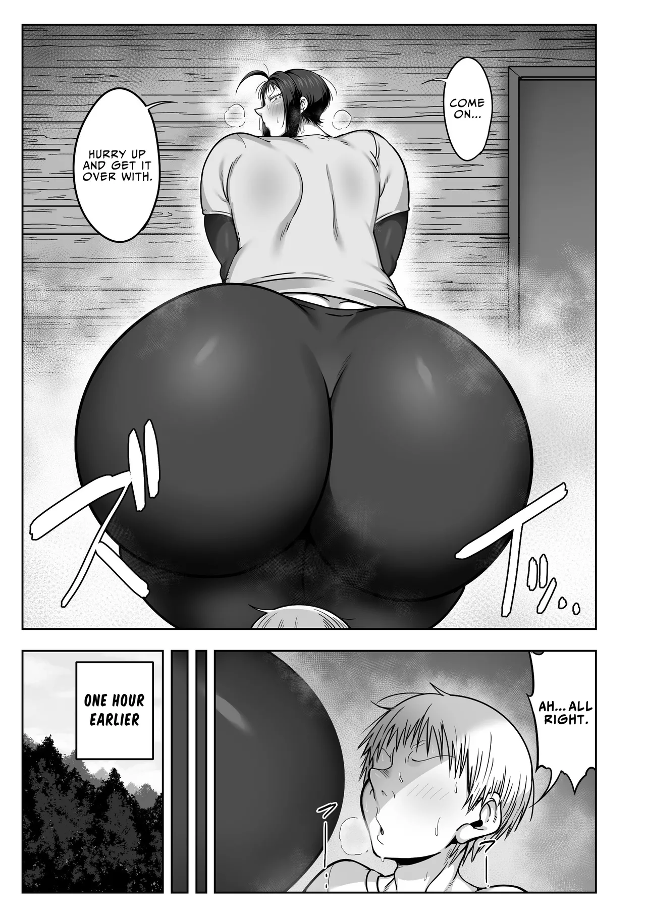 Dekashiri Sensei ~Akogare no Sensei no Kyojiri o Yamagoya de Hitorijime suru Hanashi | Fat Ass Teacher ~The Story Of How I Made My Teacher With The Fat Ass I'm Crazy About All To Myself In A Mountain Shack~ page 3 full