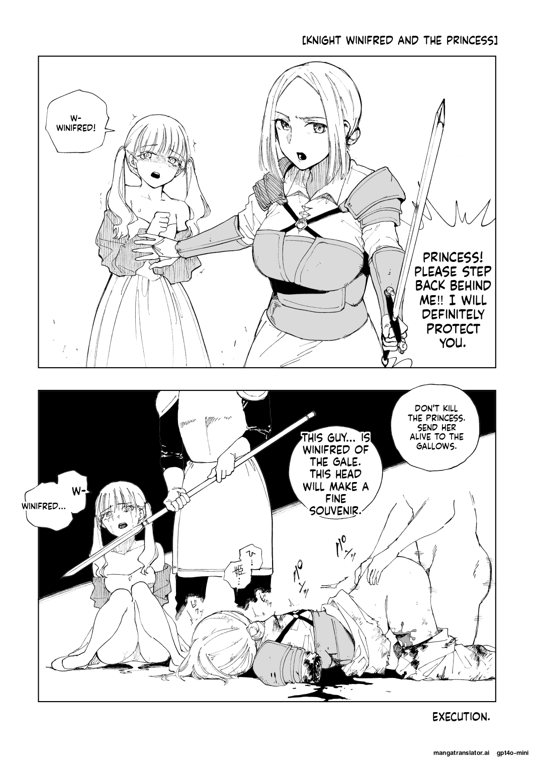 Knight Winifred and the Princess page 2 full