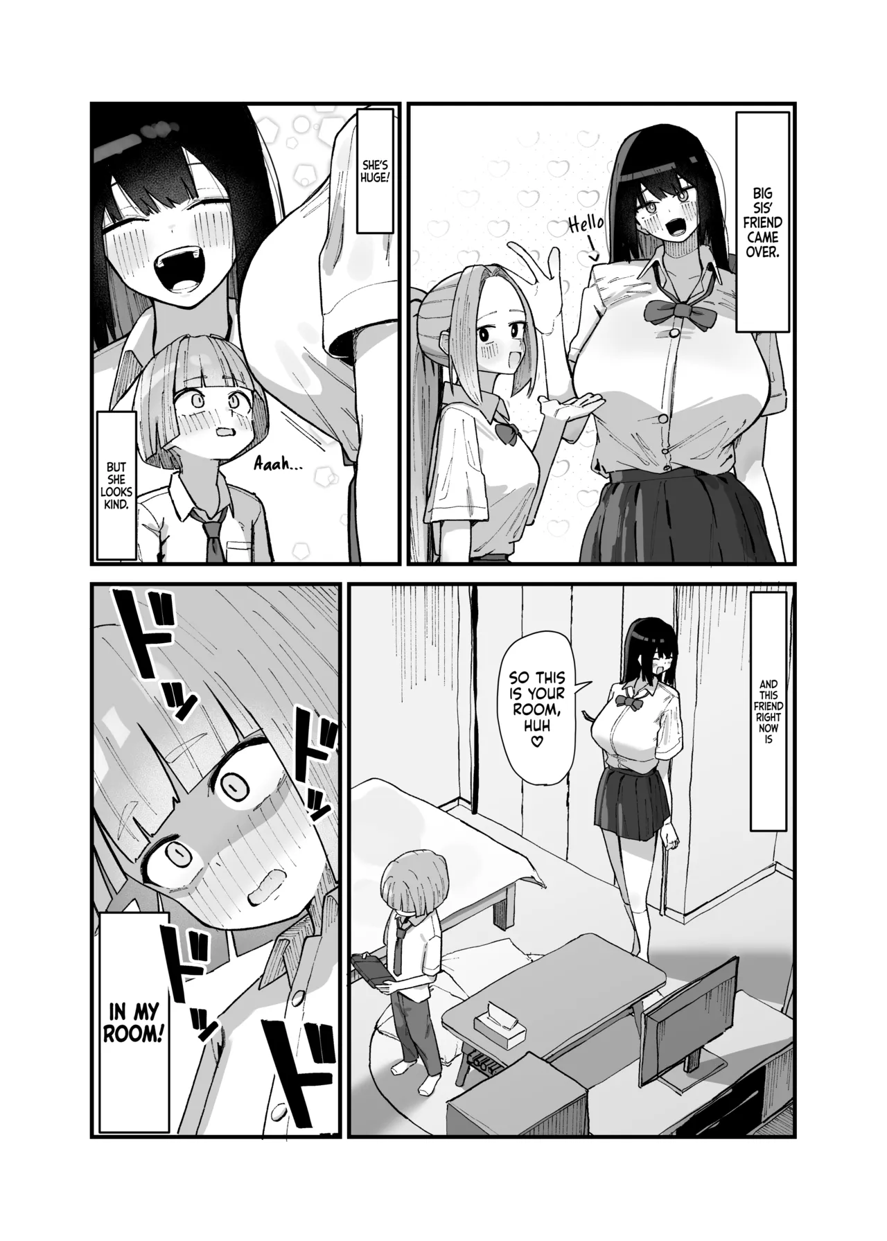 Onee-chan no Tomodachi to… ♡ | Together with Big-sis’ Friend… ♡ page 3 full