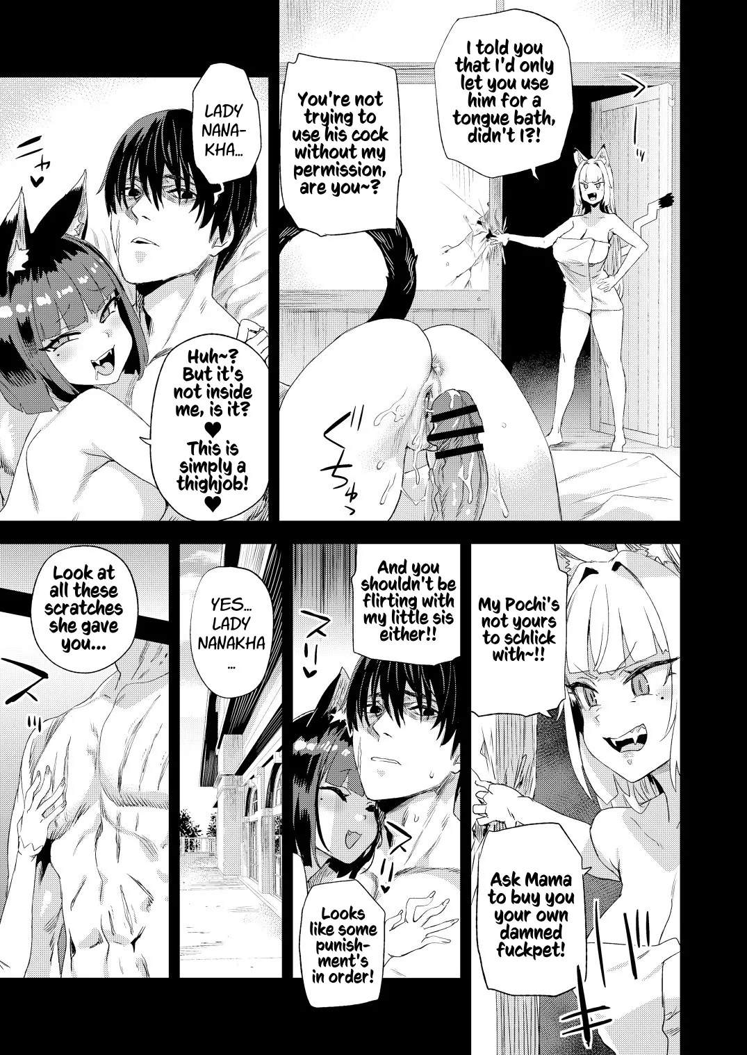 Nekozoku Musume wa Ningen o Kau. - CAT GIRLS KEEP A HUMAN page 10 full