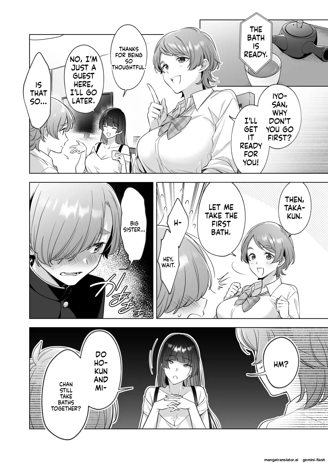 I want to take a bath with my big sisters! page 5 full