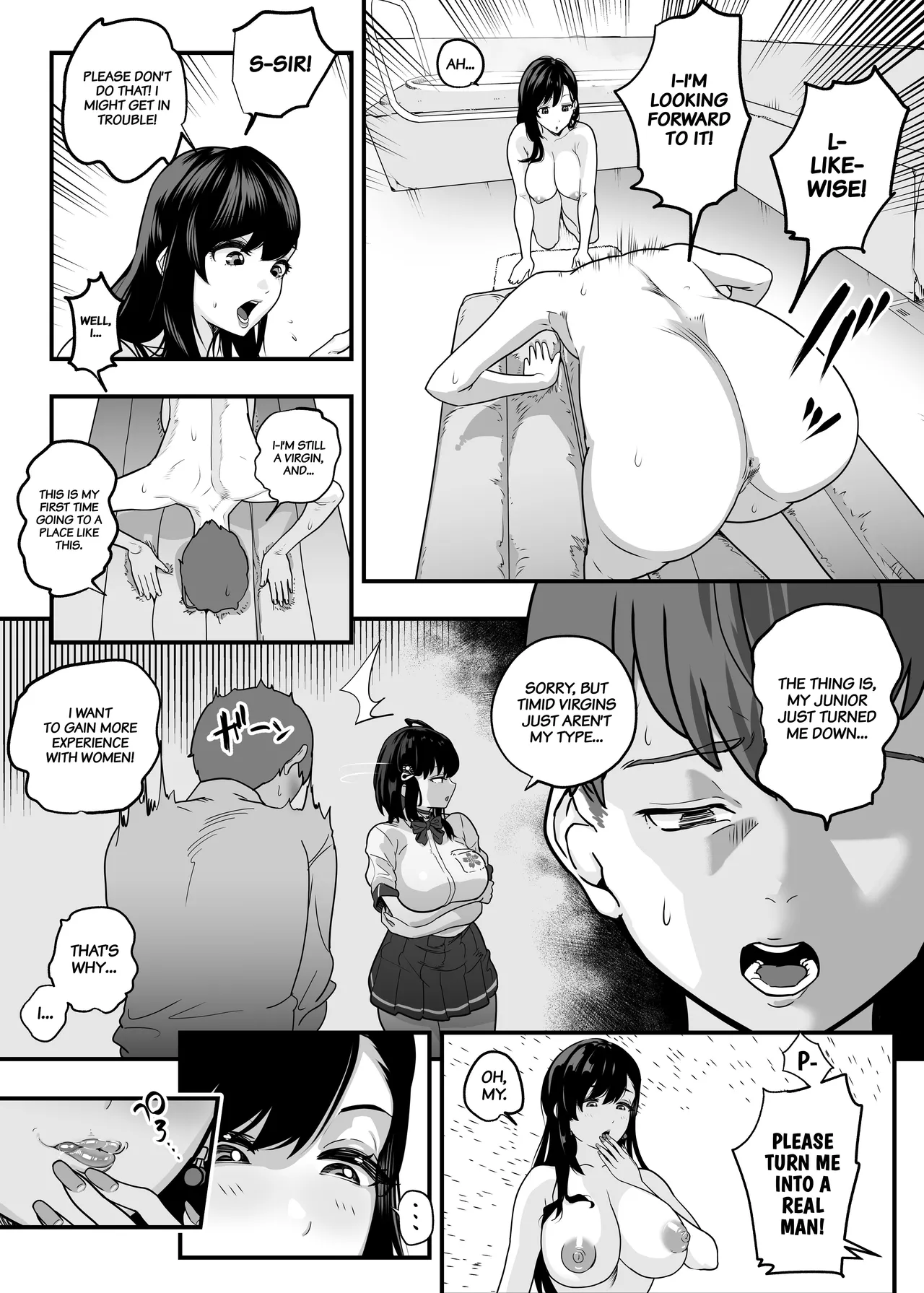 Real Love Brothel ~Have A Hooker Train Your Virgin Dick~ + Bonus page 9 full