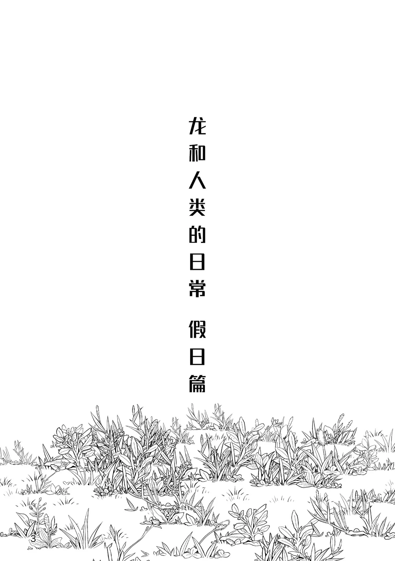 龙与人类的日常【资资不倦汉化组】 page 3 full