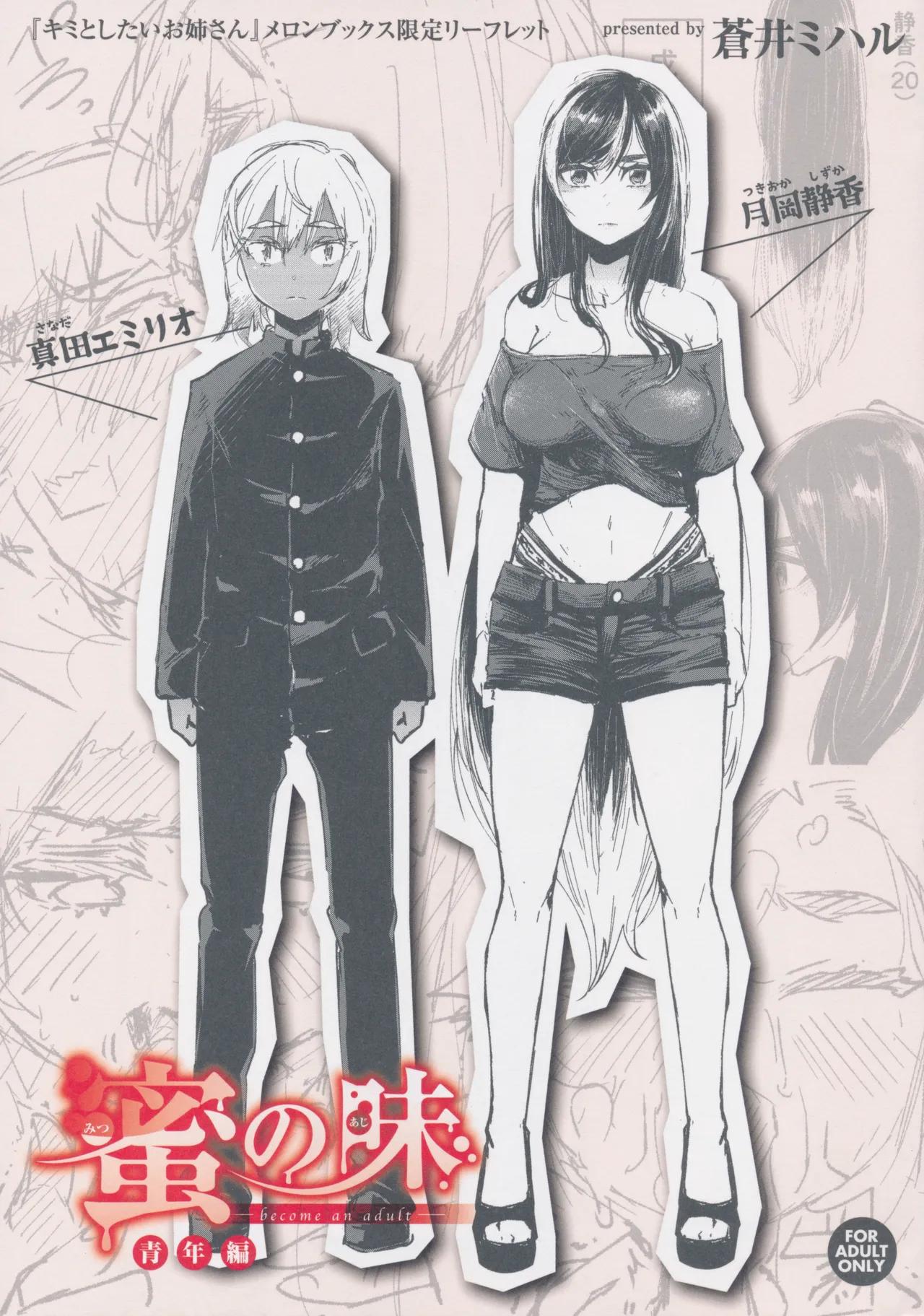 Kimi to Shitai Onee-san Melonbooks Tokuten 4P Leaflet page 1 full