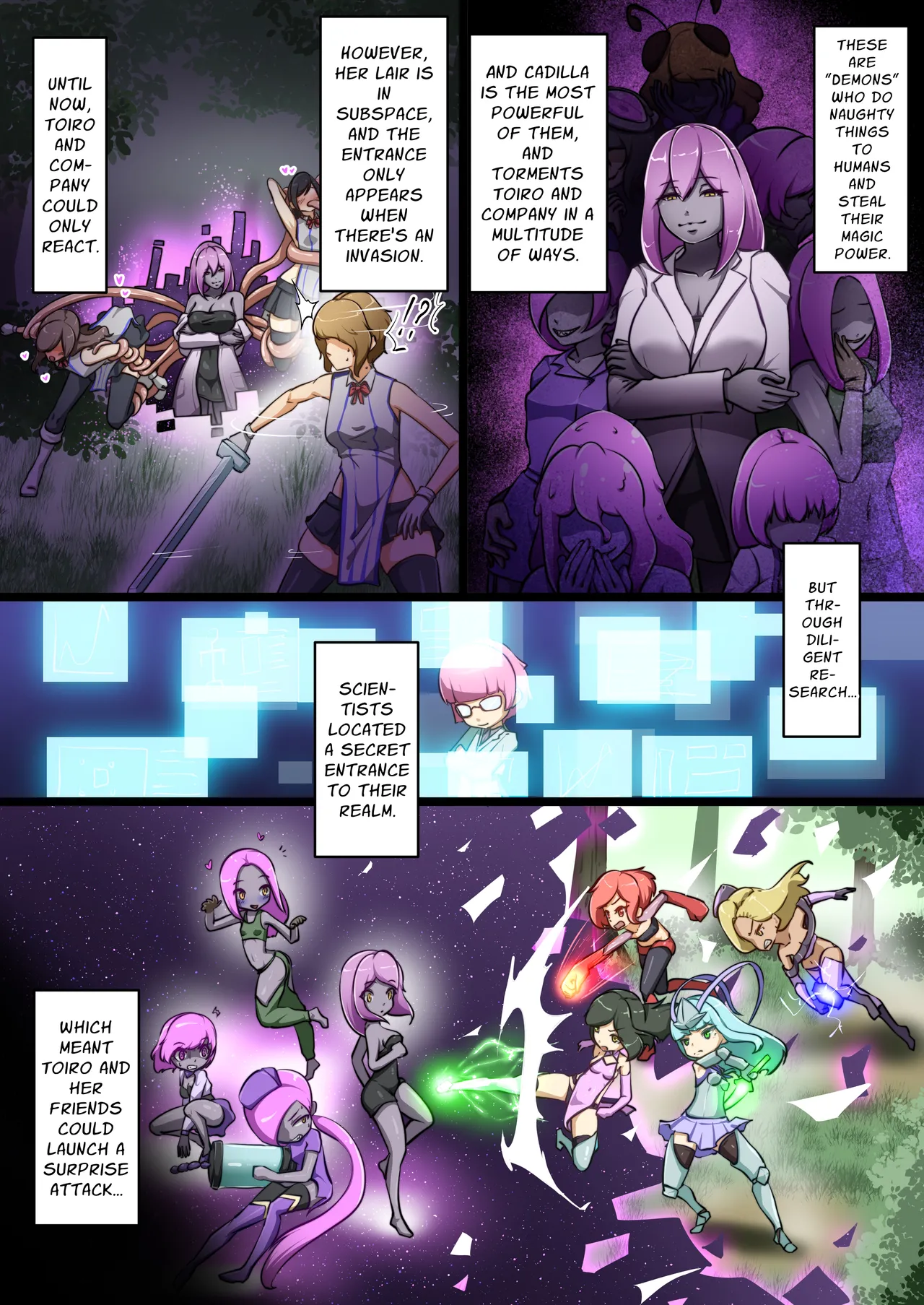 A Story Of Girls Fighting Naughty Enemies And Losing ~Total War Chapter~ page 2 full