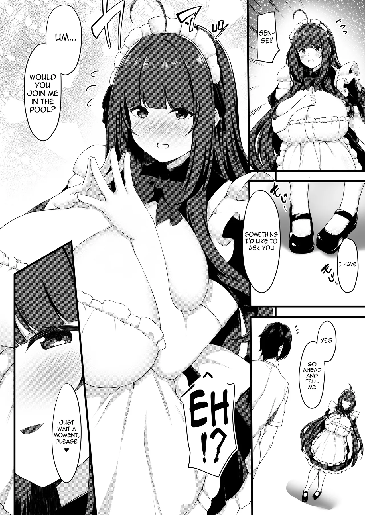 Oshiego Maid no Manatsu jijou♡ - SUMMER VACATION OF STUDENT MAID page 9 full