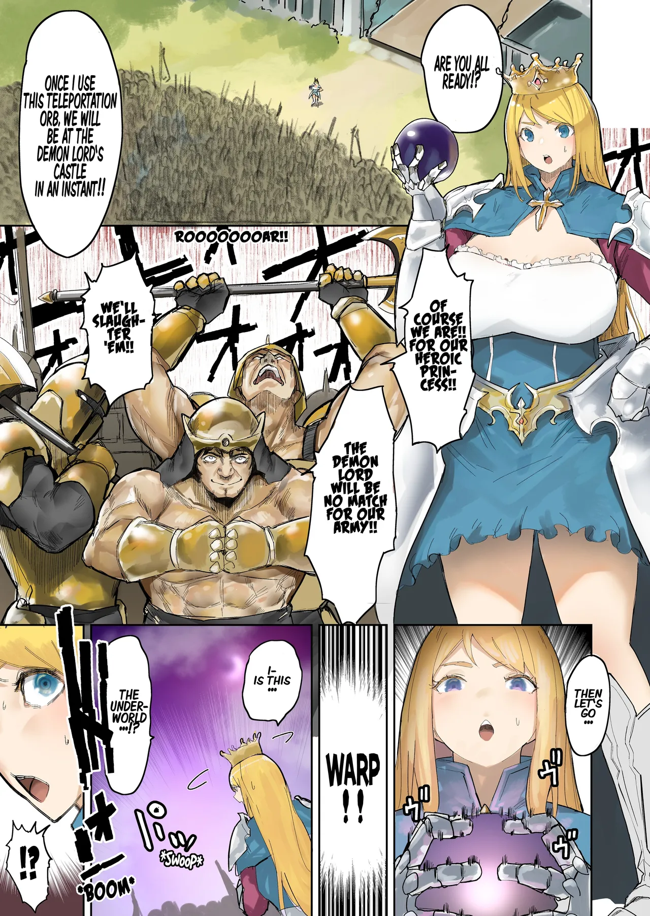 Oukokugun VS Maou | Kingdom Knights VS Devil Lord page 1 full