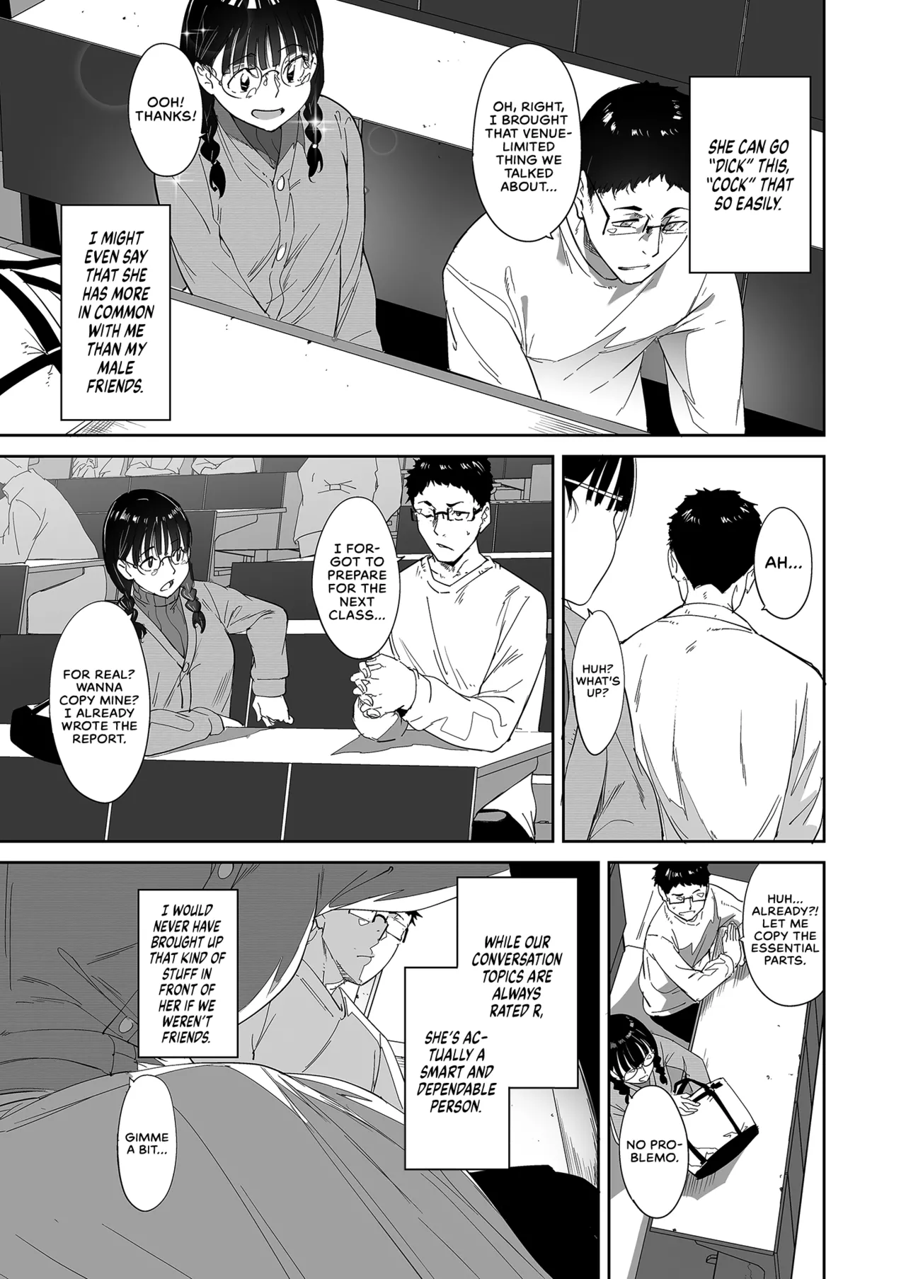Otaku Tomodachi to no Sex wa Saikou ni Kimochi Ii Sex with Your Otaku Friend is Mindblowing PART 1 + 2 + 3 page 4 full