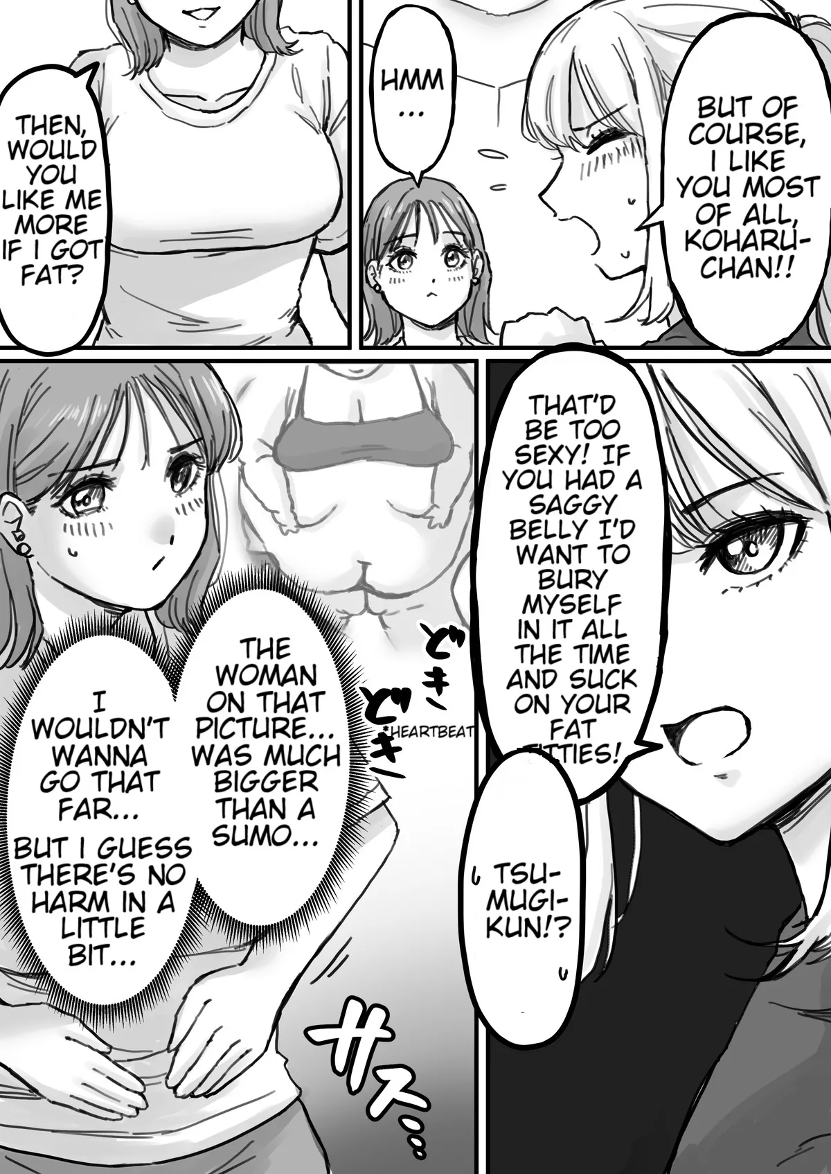 My boyfriend  had a fetish for excess fat page 2 full