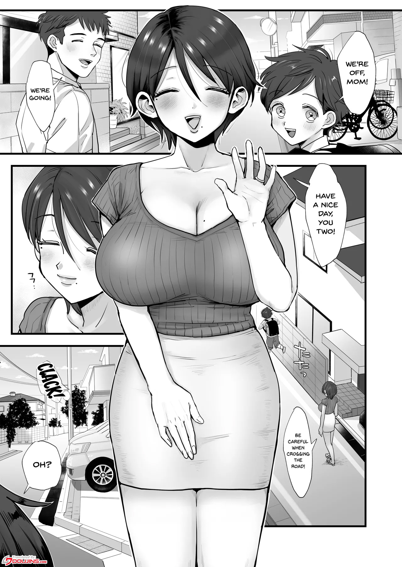 Hosome Ottori Kyonyuu Mama. | A Narrow-Eyed Gentle Big-Breasted Mama page 3 full