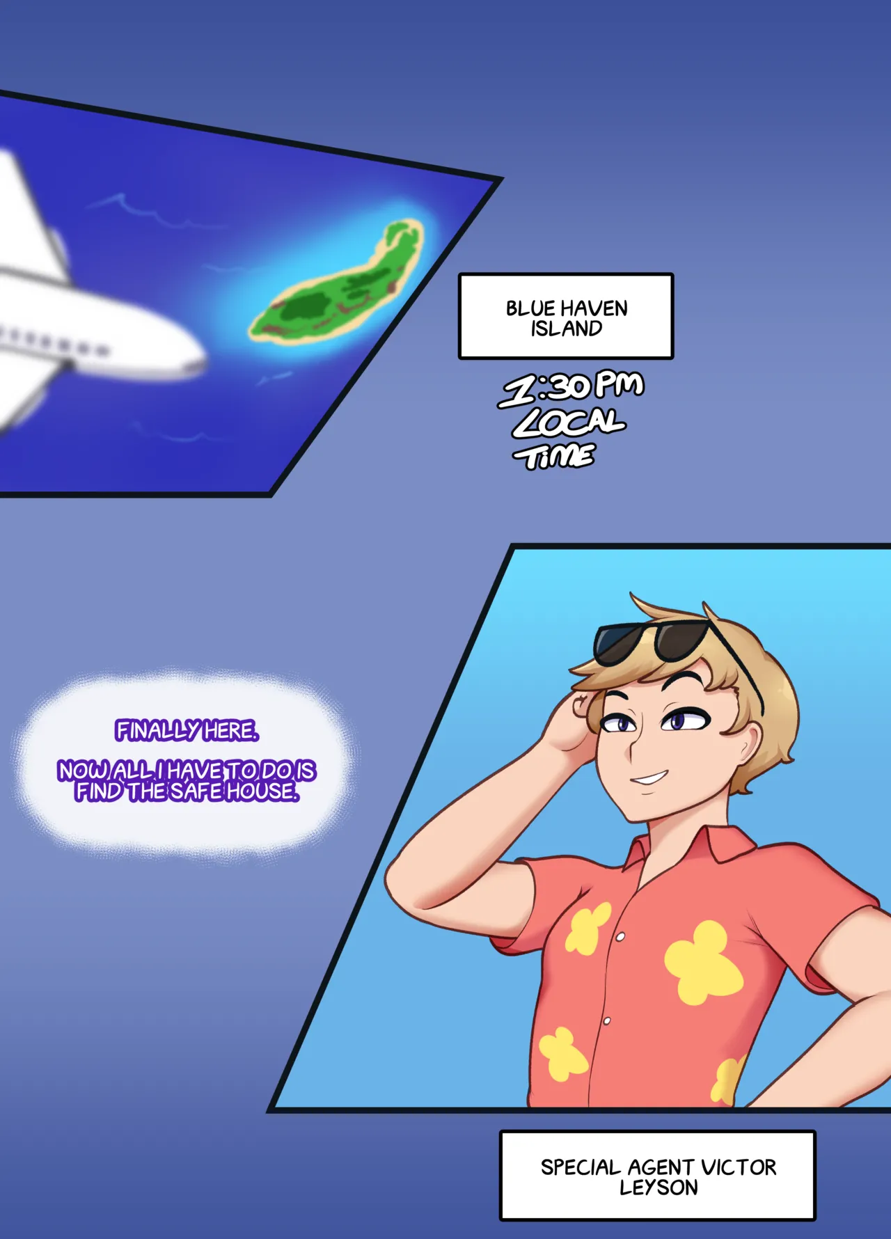 Deep Cover: Bimbofication in Paradise page 1 full