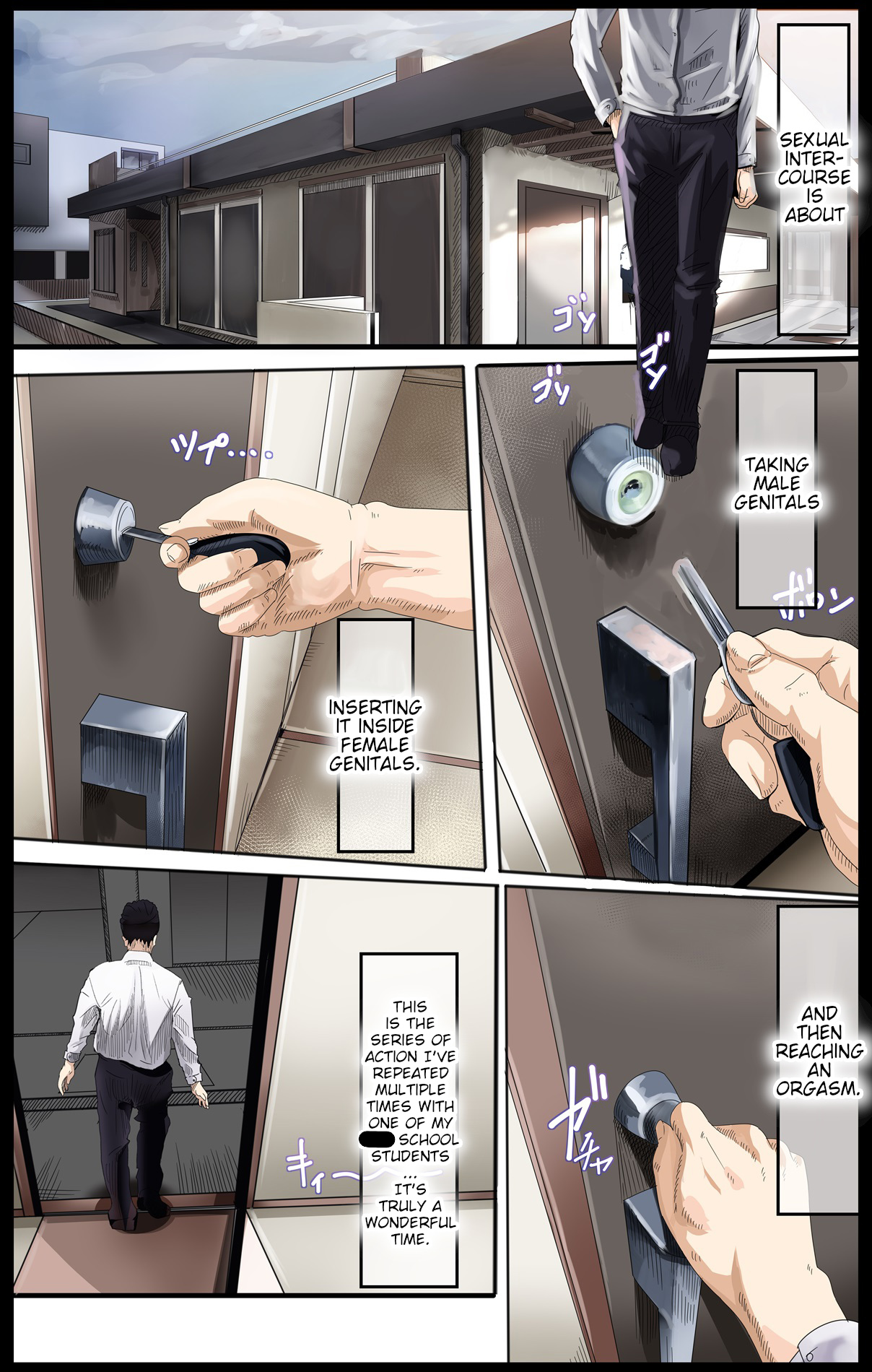 Nenrei no Meccha Hanareta Oshiego o Jusei Ninshin Saseta Ohanashi | A Story About Impregnating a Much Younger Student of Mine. page 2 full