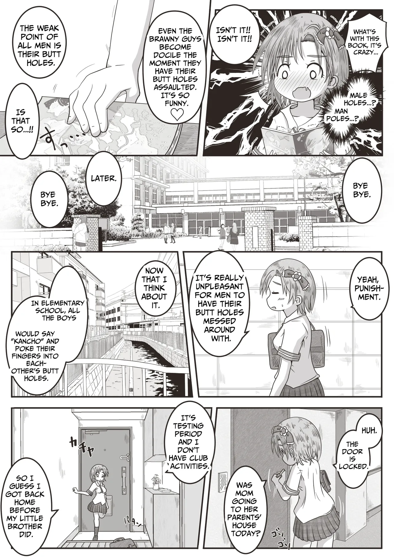 Onee-chan ga Otouto no Oshiri no Ana ni Hitasura Oshioki Suru Ohanashi | Older Sister Intently Punishes Her Brother's Anus page 3 full