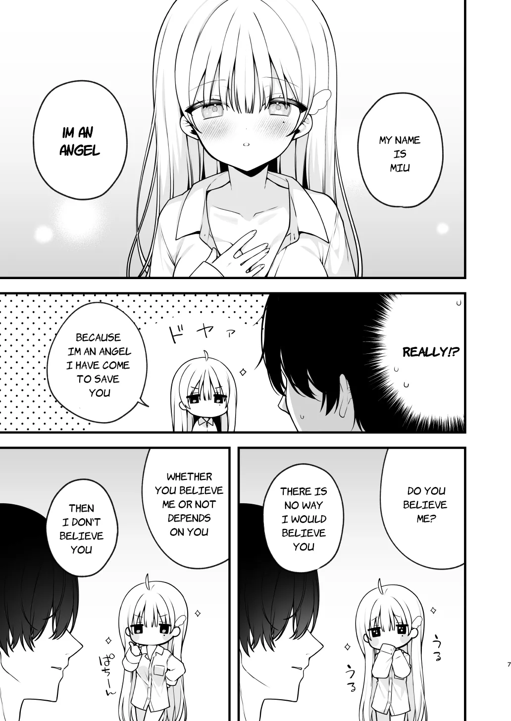 Namahame Kibou Jishou Tenshi no Miu-chan | Self-Proclaimed Angel Miu-Chan Wishes For Raw Sex page 7 full