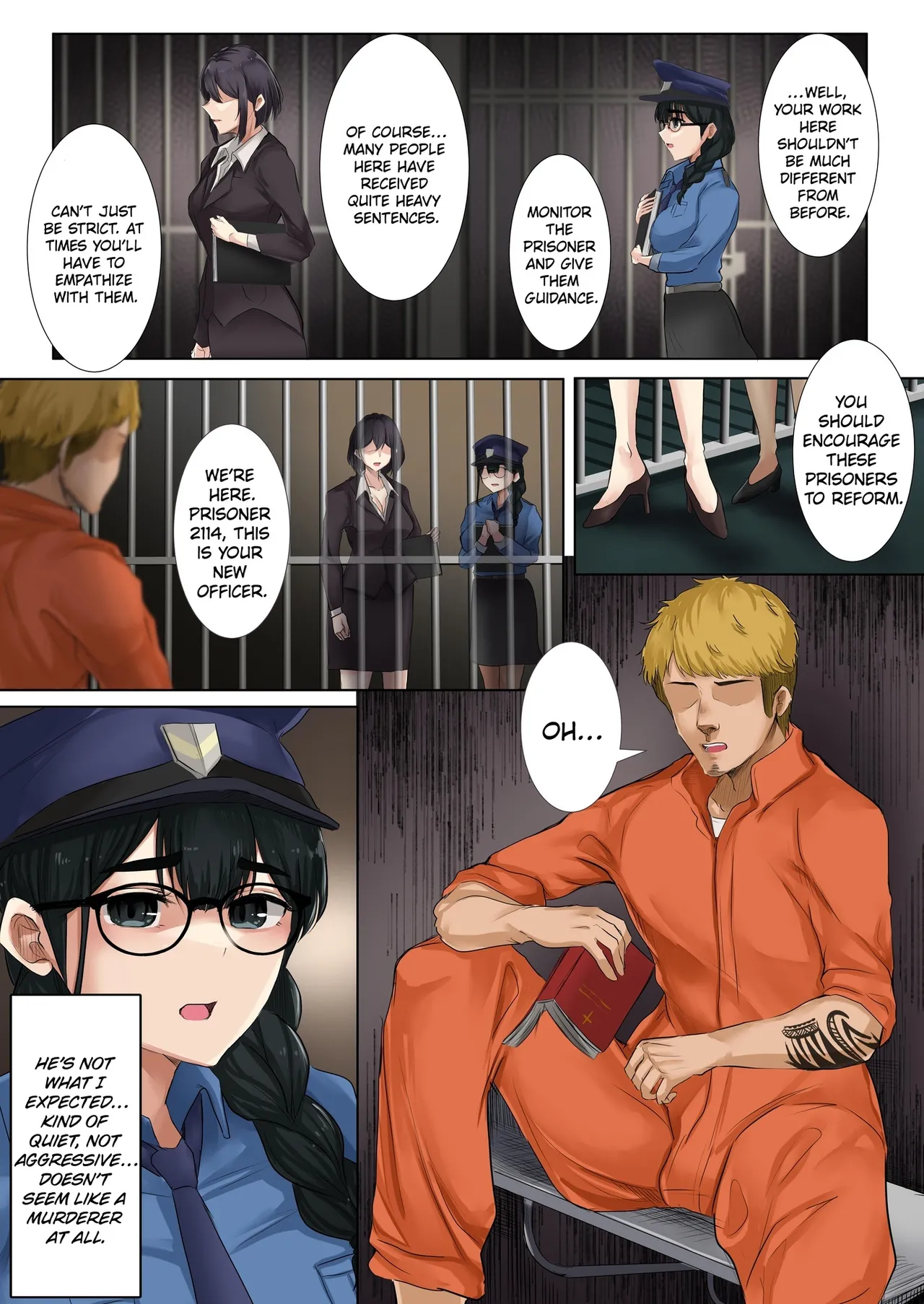 Dame Kanshu x Shuujin -Gyakuten- | Useless Officer X Prisoner - The Tables Turned. page 5 full