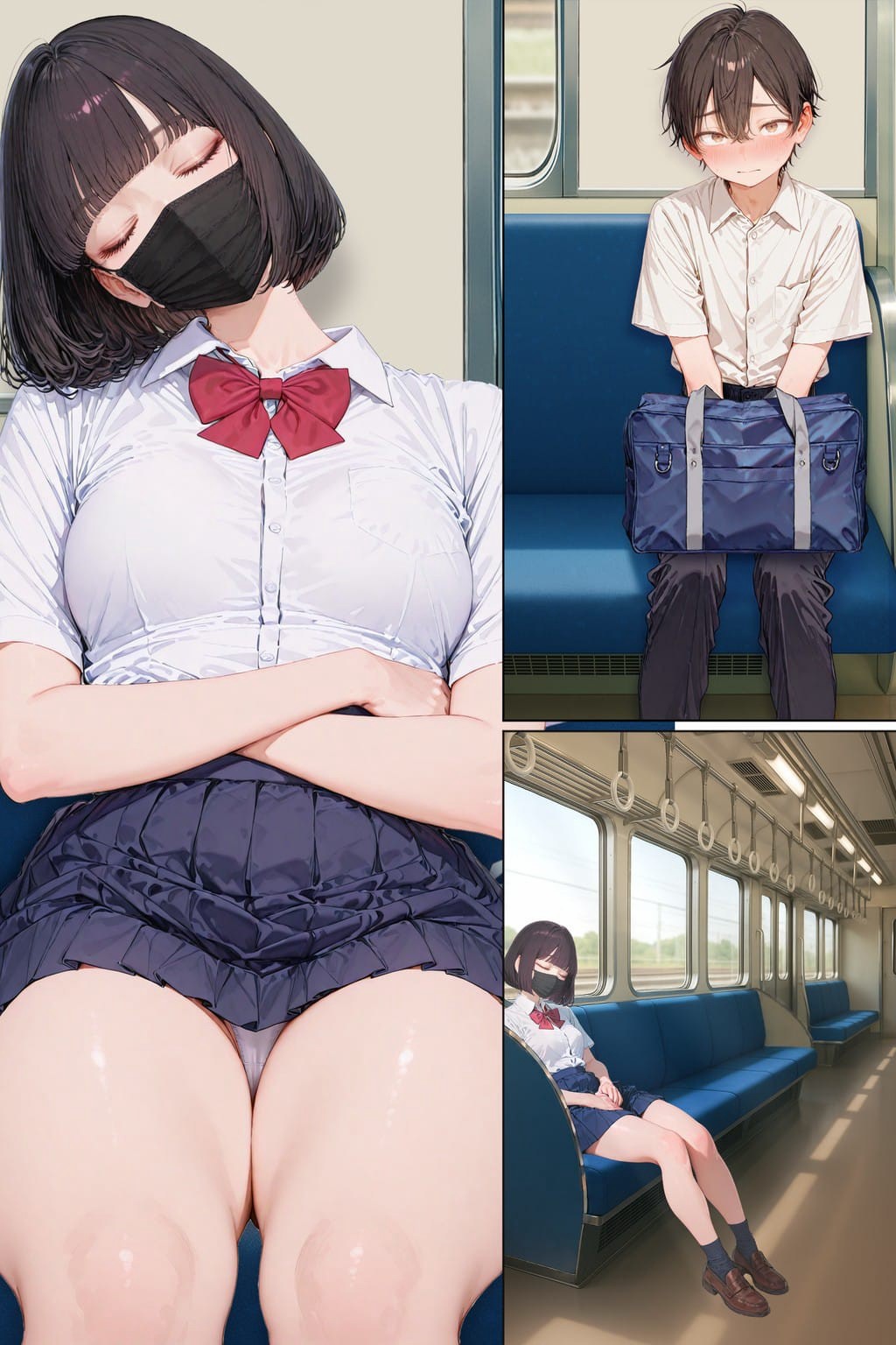 電車の中の天使 page 2 full