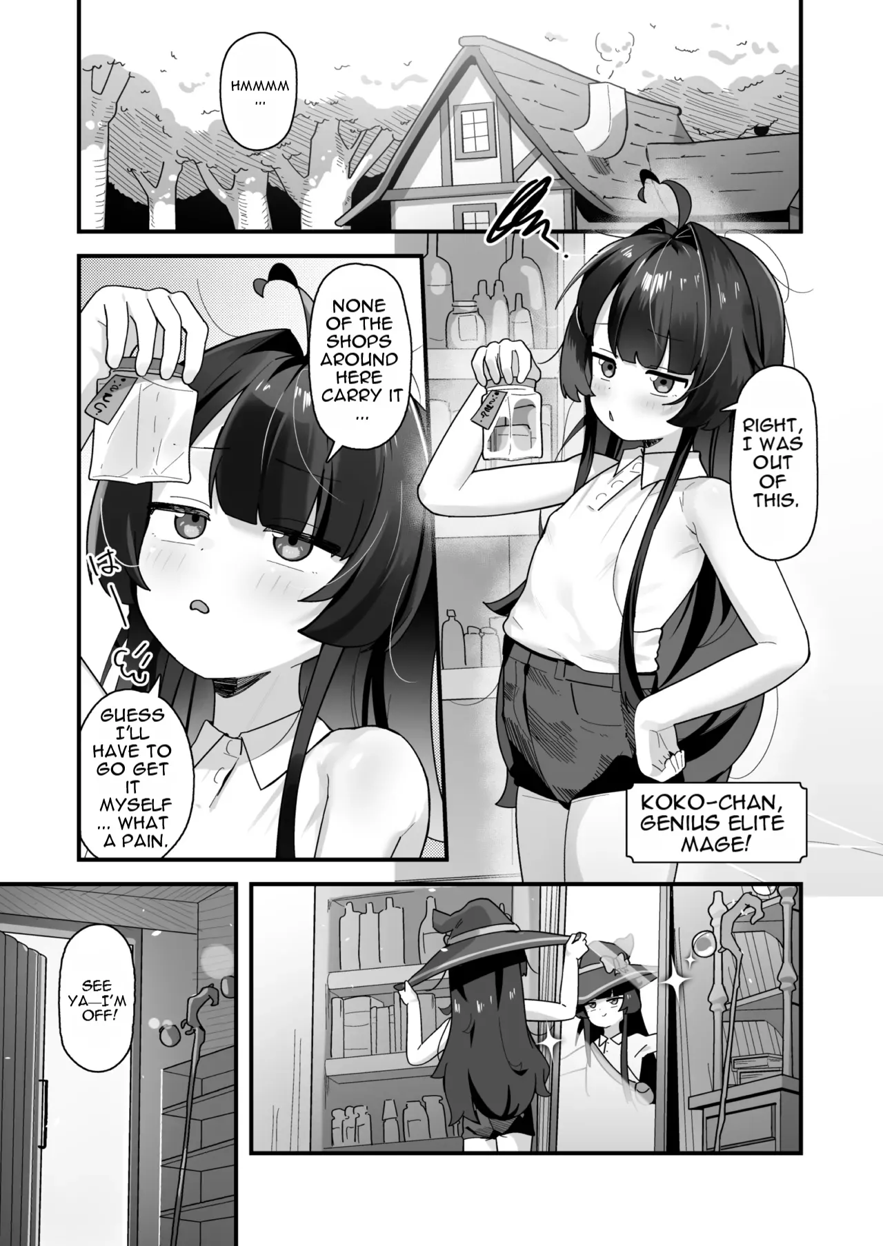 Instant Fall via Hypnosis Magic❤ Cheeky Witch Koko-chan ~A Genius Elite, Yet...❤ Monster page 4 full