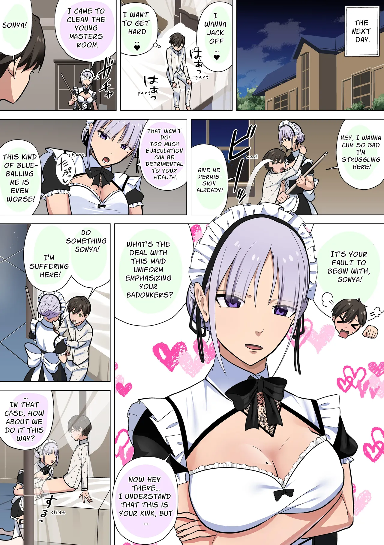 Jimuteki Cool Maid-san no Shasei Kanri Choukyou | The Stoic Maid's Ejaculation Management! page 5 full