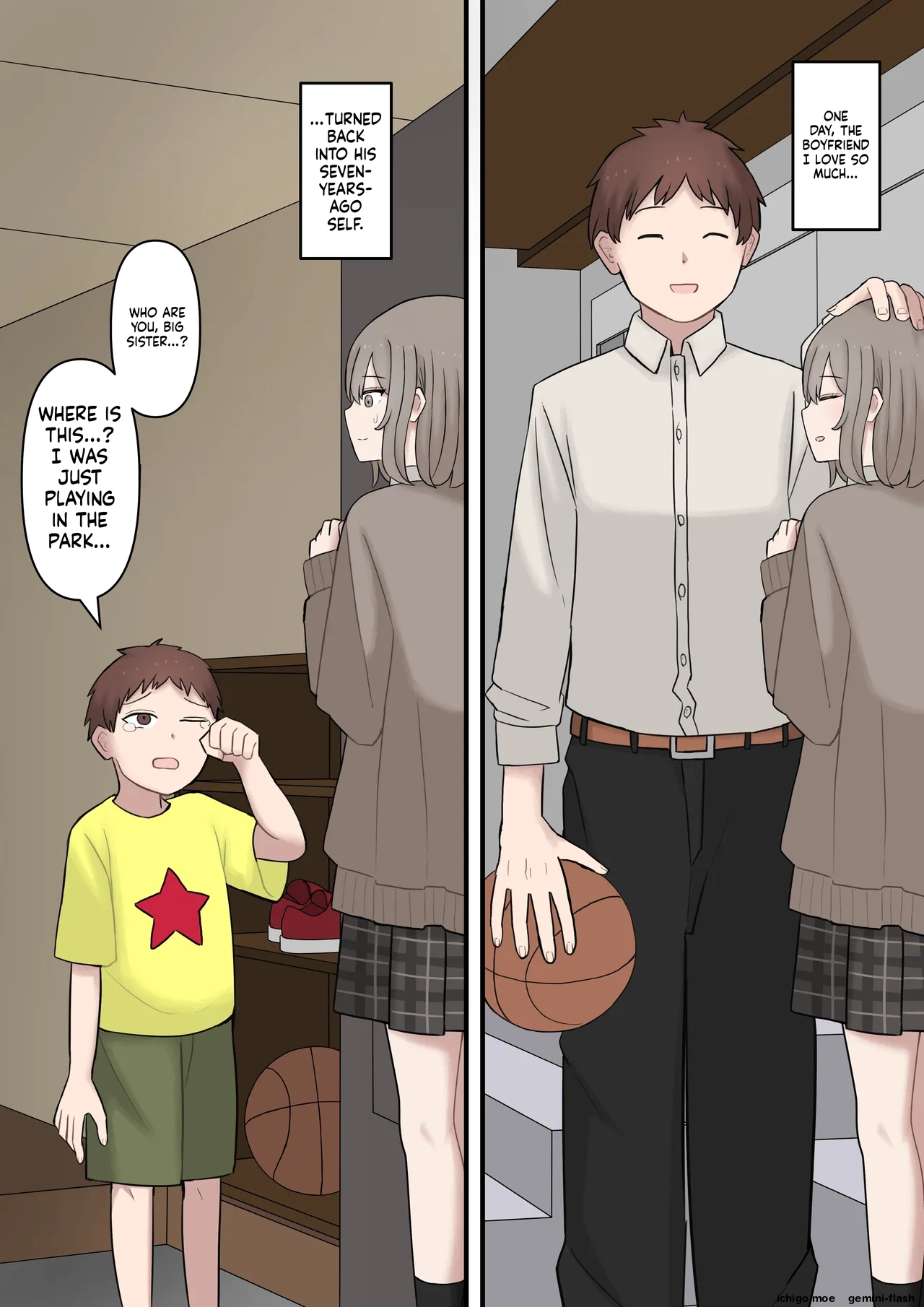 The Story of Corrupting and Turning My Beloved Boyfriend—Who Suddenly Reverted to His Appearance from Seven Years Ago—into a Masochist page 2 full
