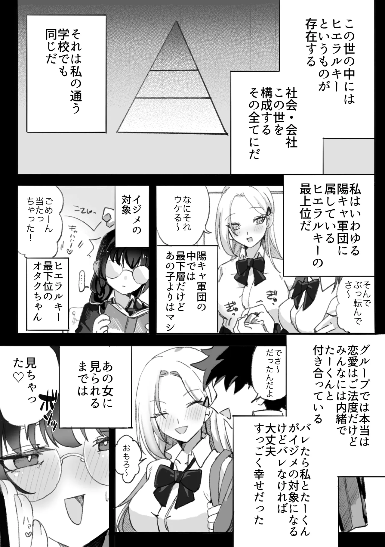 ギャルはオタクに脅される～ペットボトル倒し編・ハッカ油登校編～ page 2 full