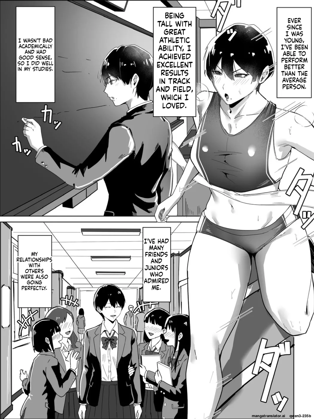 Boyish no Senpai Kanojo ga Netorarete Mesu ni Otosareru Hanashi page 3 full