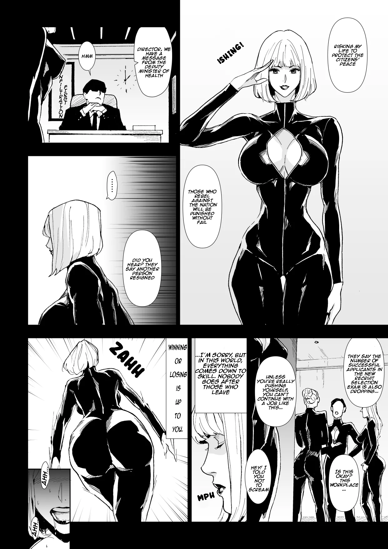 Ichiryuu Sennyuu Sousakan Haiboku | Ryosen Infiltration Agent Defeated page 9 full